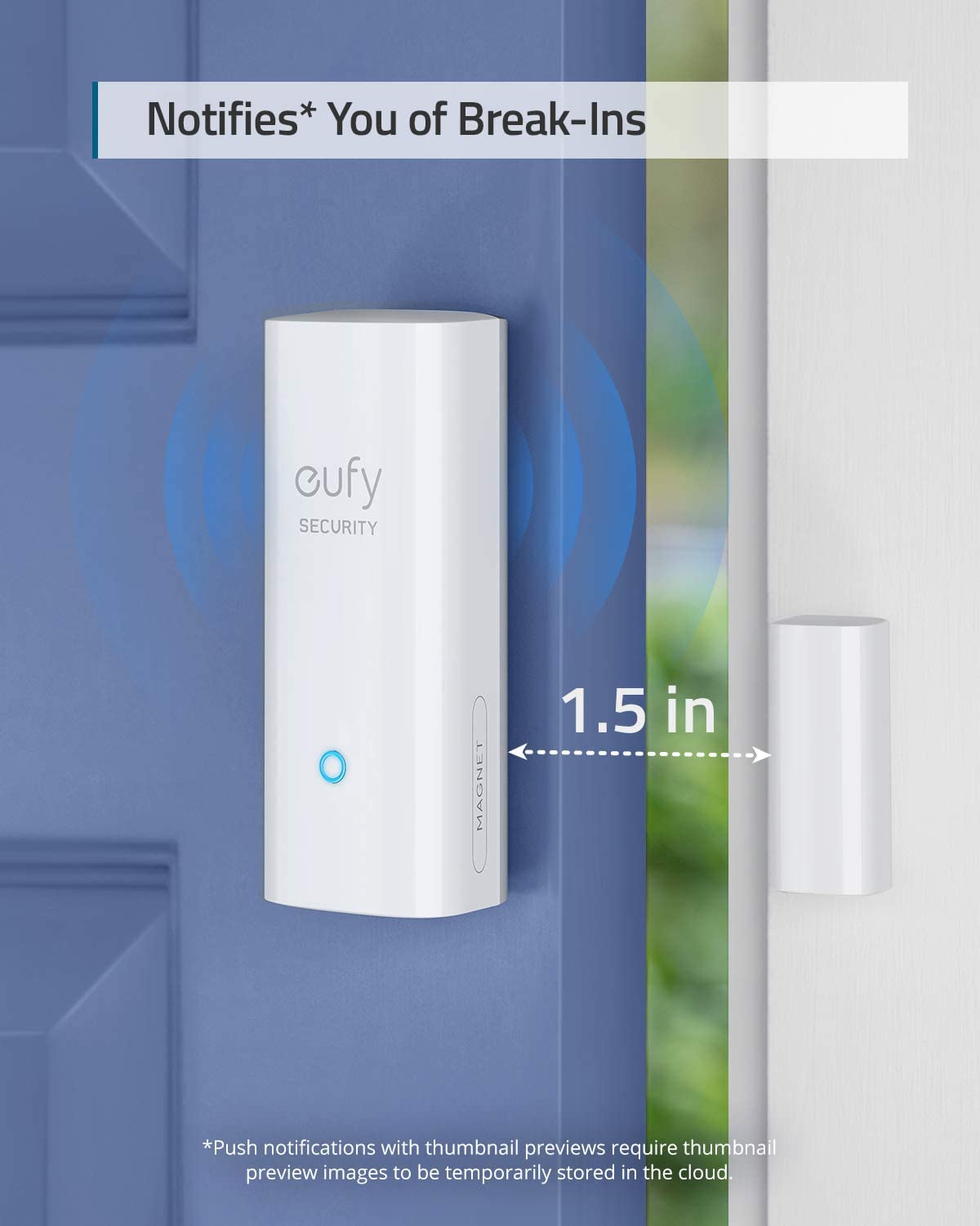 سنسور ورودی امنیتی مدل eufy Security Entry Sensor - ارسال ۱۰ الی ۱۵ روز کاری