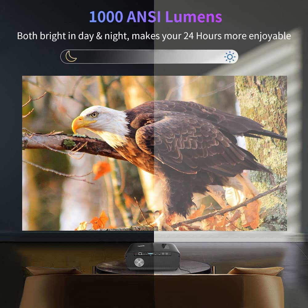 ویدئو پروژکتور مدل 1000ANSI Lumen High Brightness - ارسال 10 الی 15 روز کاری