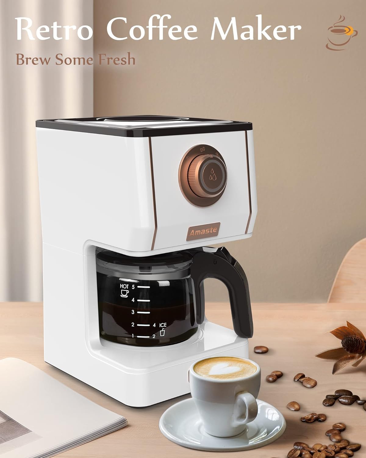 قهوه ساز آماست مدل Amaste CM 1003AE - ارسال 20 الی 25 روز کاری