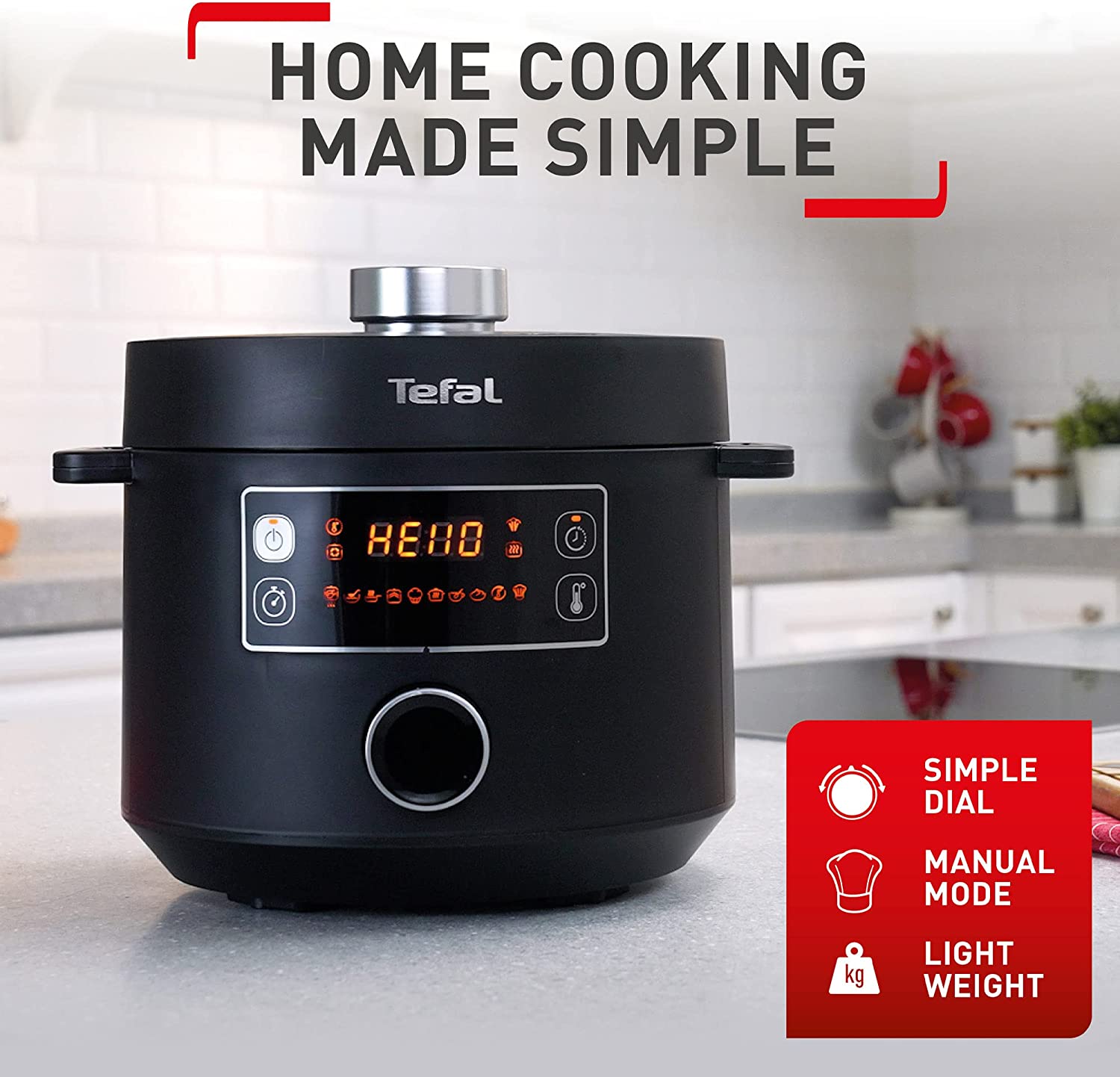 اجاق گاز برقی توربو آشپزی تفال Tefal Turbo Cuisine Electric Pressure Cooker - ارسال ۱۰ الی ۱۵ روز کاری