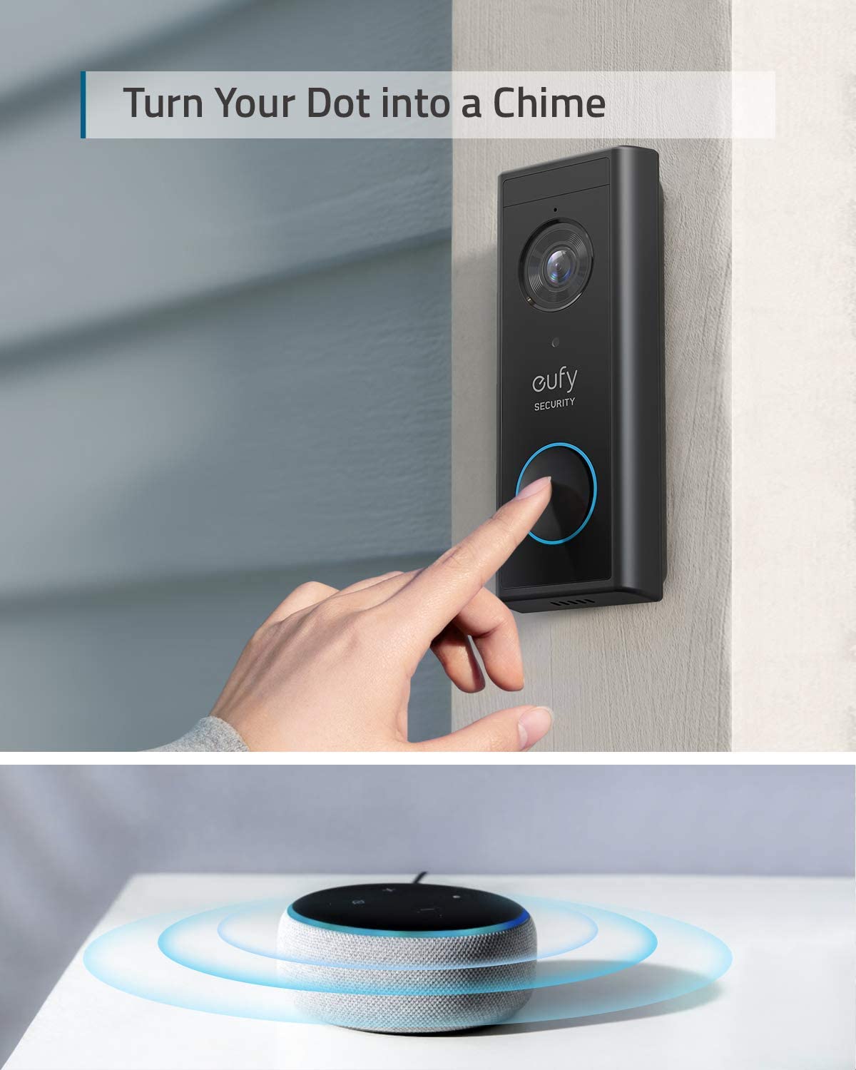 زنگ ویدیوی بی سیم مدل eufy Security Wireless Video Doorbell - ارسال ۱۰ الی ۱۵ روز کاری