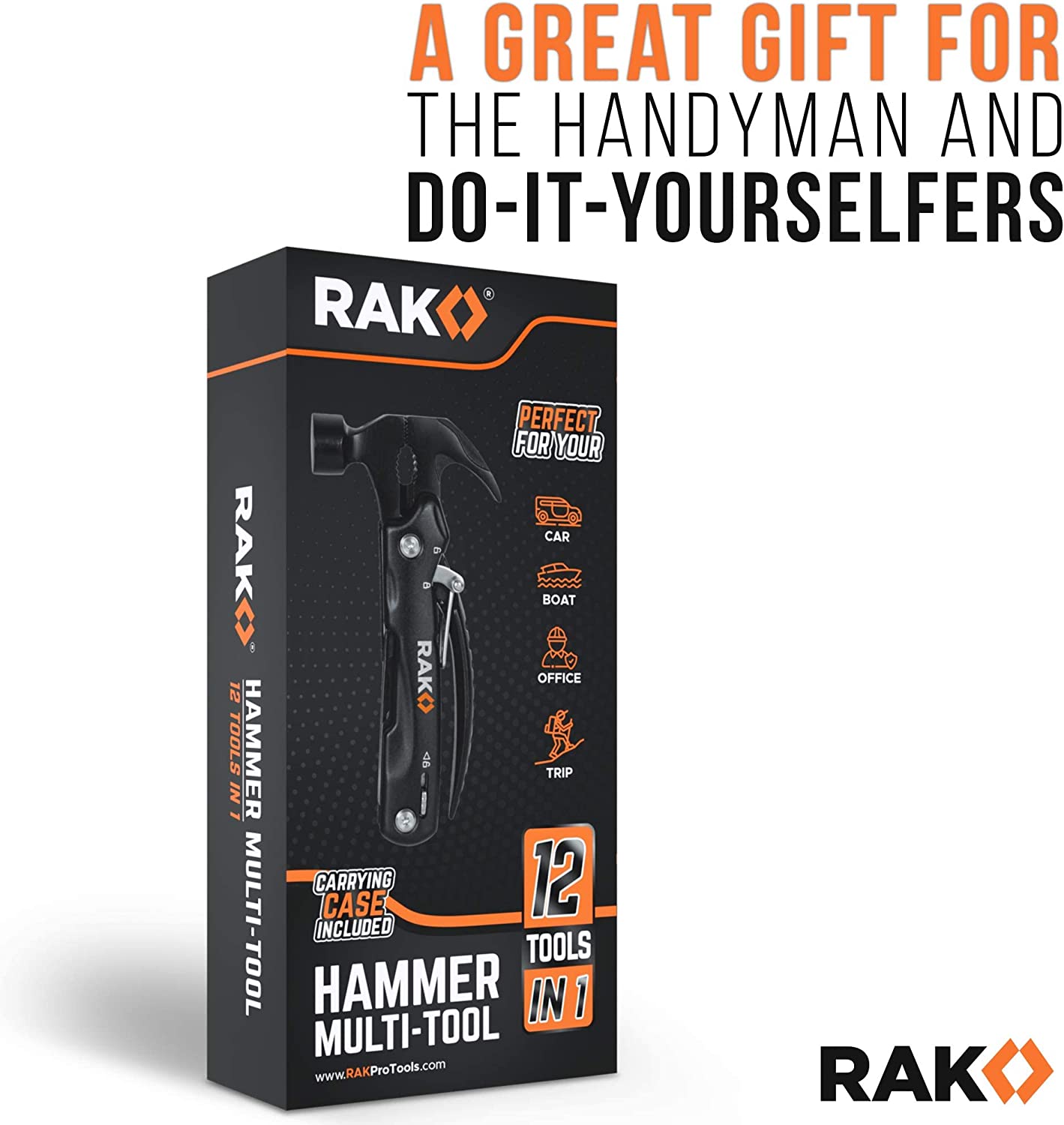 ابزار چند کاره کمپینگ مدل RAK Multitool Hammer - ارسال 20 الی 25 روز کاری