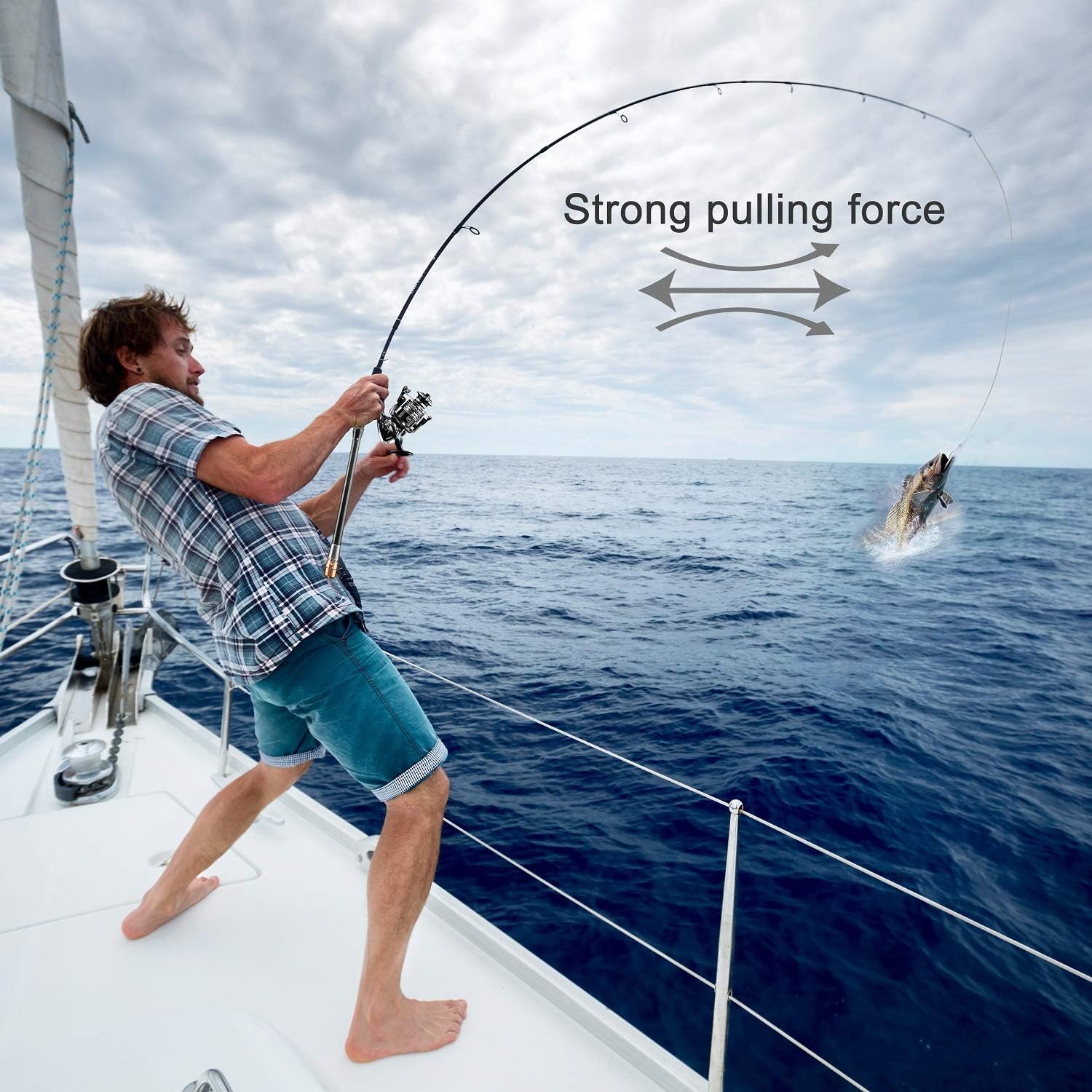 کیت ابزار ماهیگیری مدل BlueFire Fishing Rod Kit - ارسال 10 الی 15 روز کاری