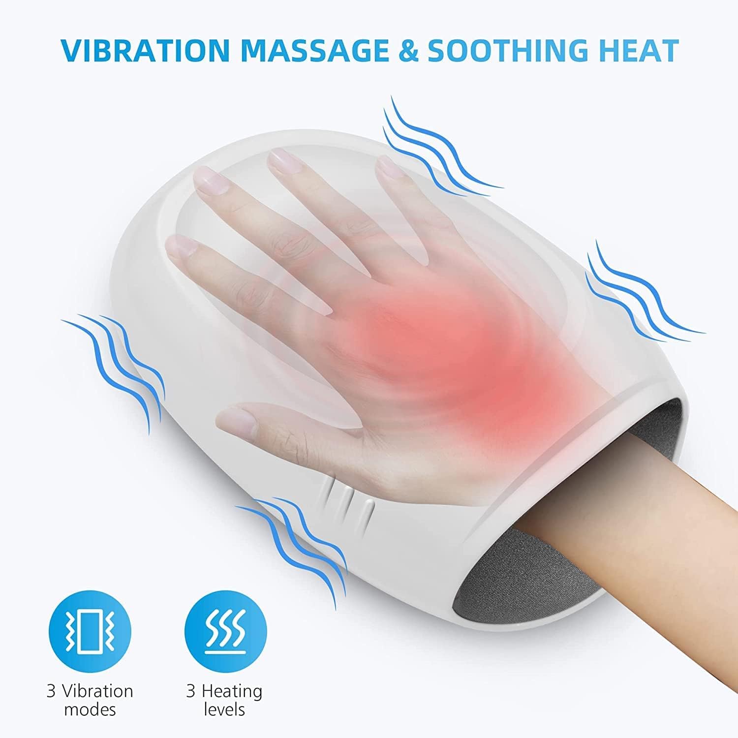 ماساژور دست برقی با گرما و فشرده سازی مدل Comfier Hand Massager For Arthritis - ارسال 20 الی 25 روز کاری