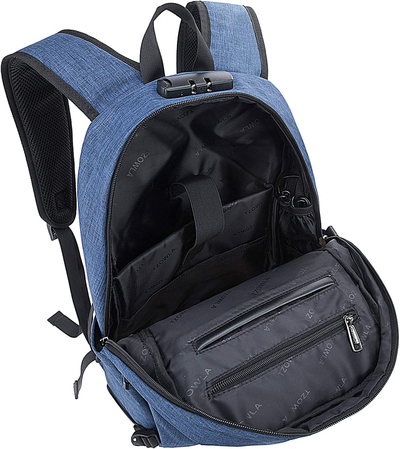 کوله پشتی با محفظه لپ تاپ Tzowla مدل laptop backpack- ارسال ۱۰ الی ۱۵ روز کاری
