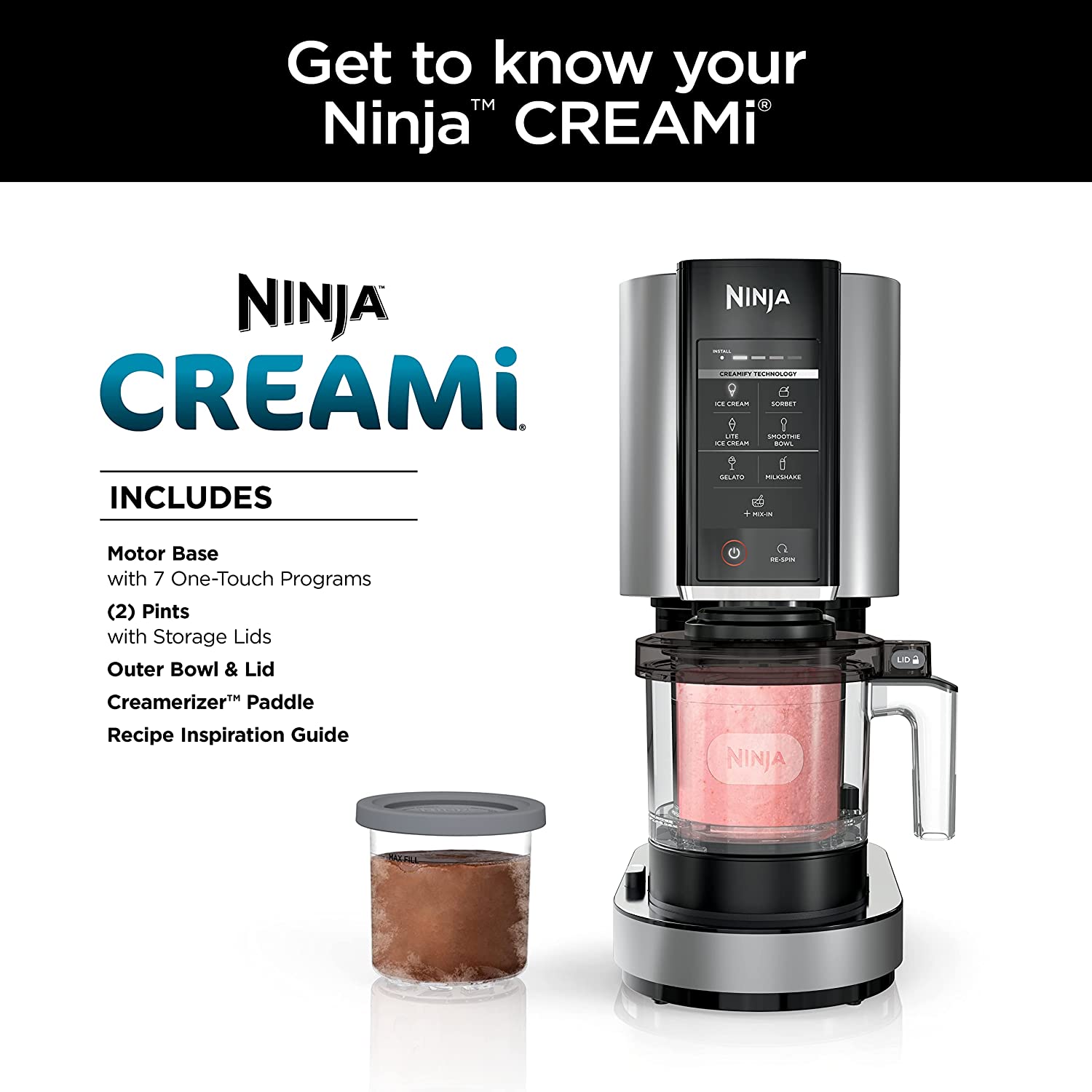 دستگاه بستنی ساز نینجا مدل Ninja NC301 Ice Cream - ارسال 15 الی 20 روز کاری