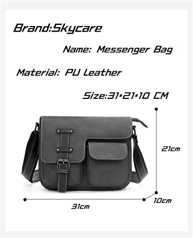 کیف شانه مردانه مدل Skycare Leather Messenger Bag - ارسال 10 الی 15 روز کاری