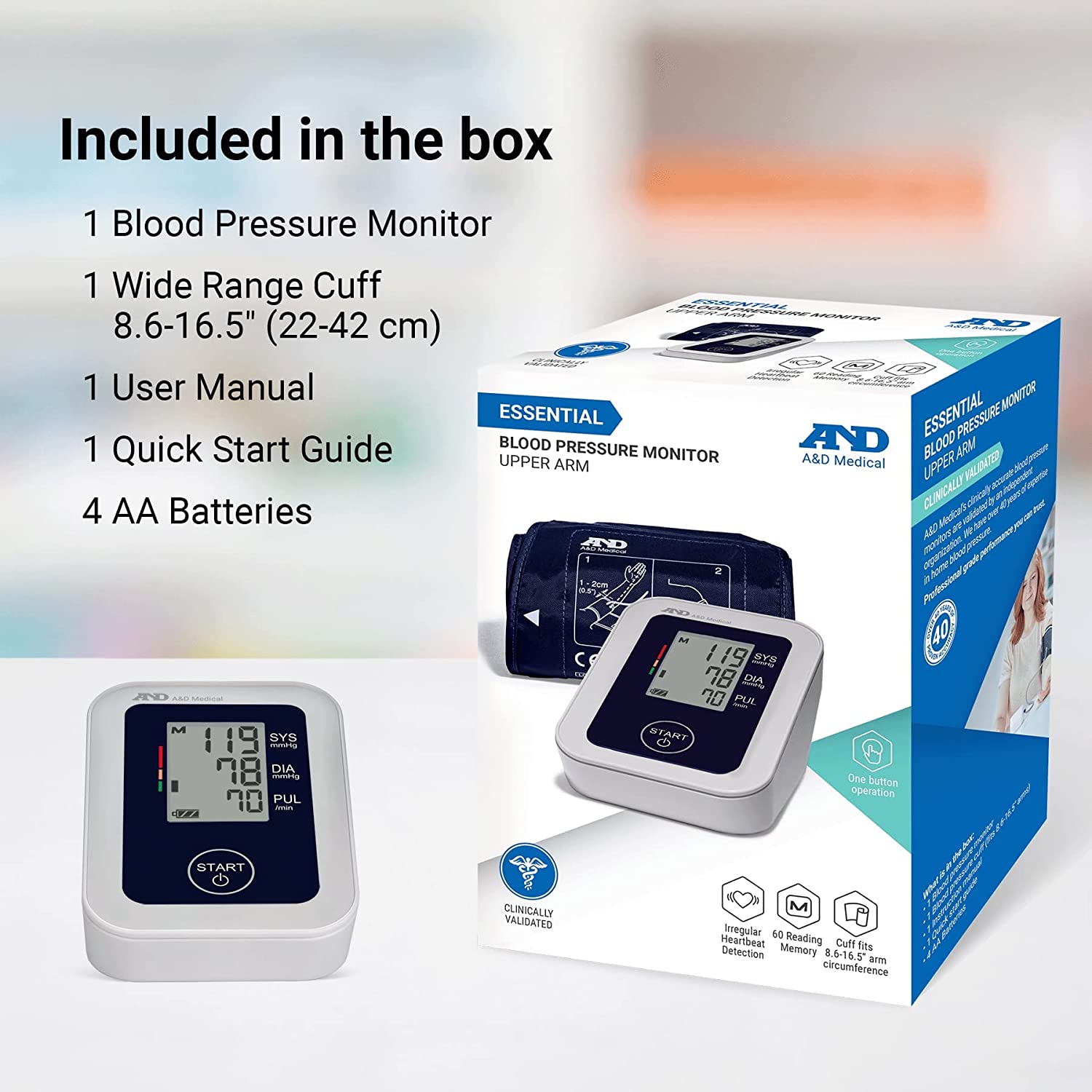 مانیتور فشار خون خودکار AD Medical Ua-651- ارسال الی 10 الی 15 روز کاری