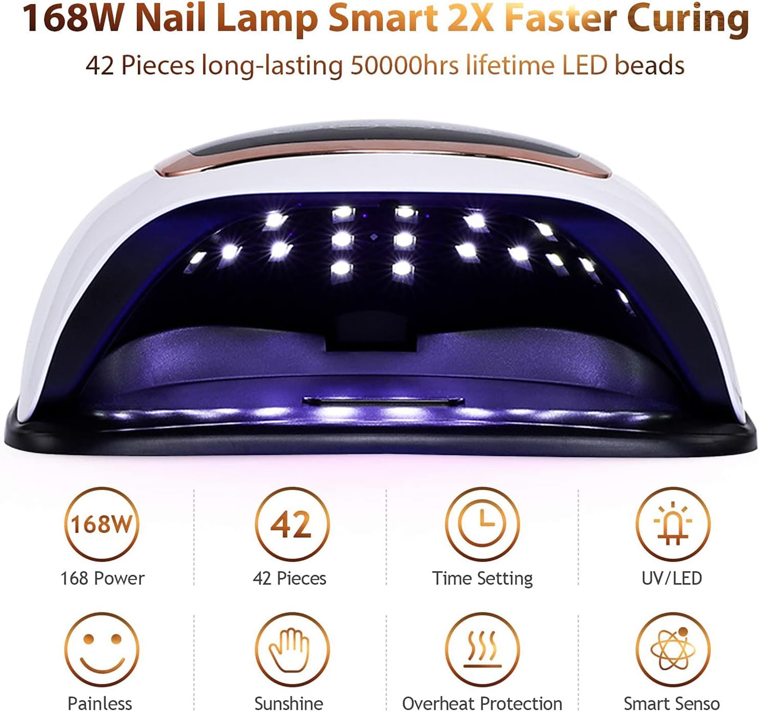 خشک کن ناخن مدل Angju UV LED Nail Lamp - ارسال الی 10 الی 15 روز کاری