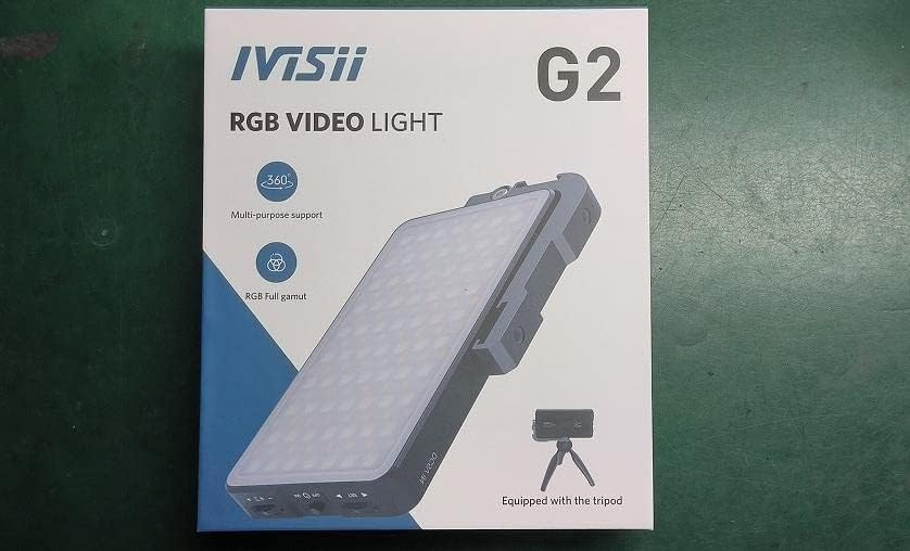 چراغ عکاسی جیبی مدل IVISII G2 Pocket RGB - ارسال 10 الی 15 روز کاری