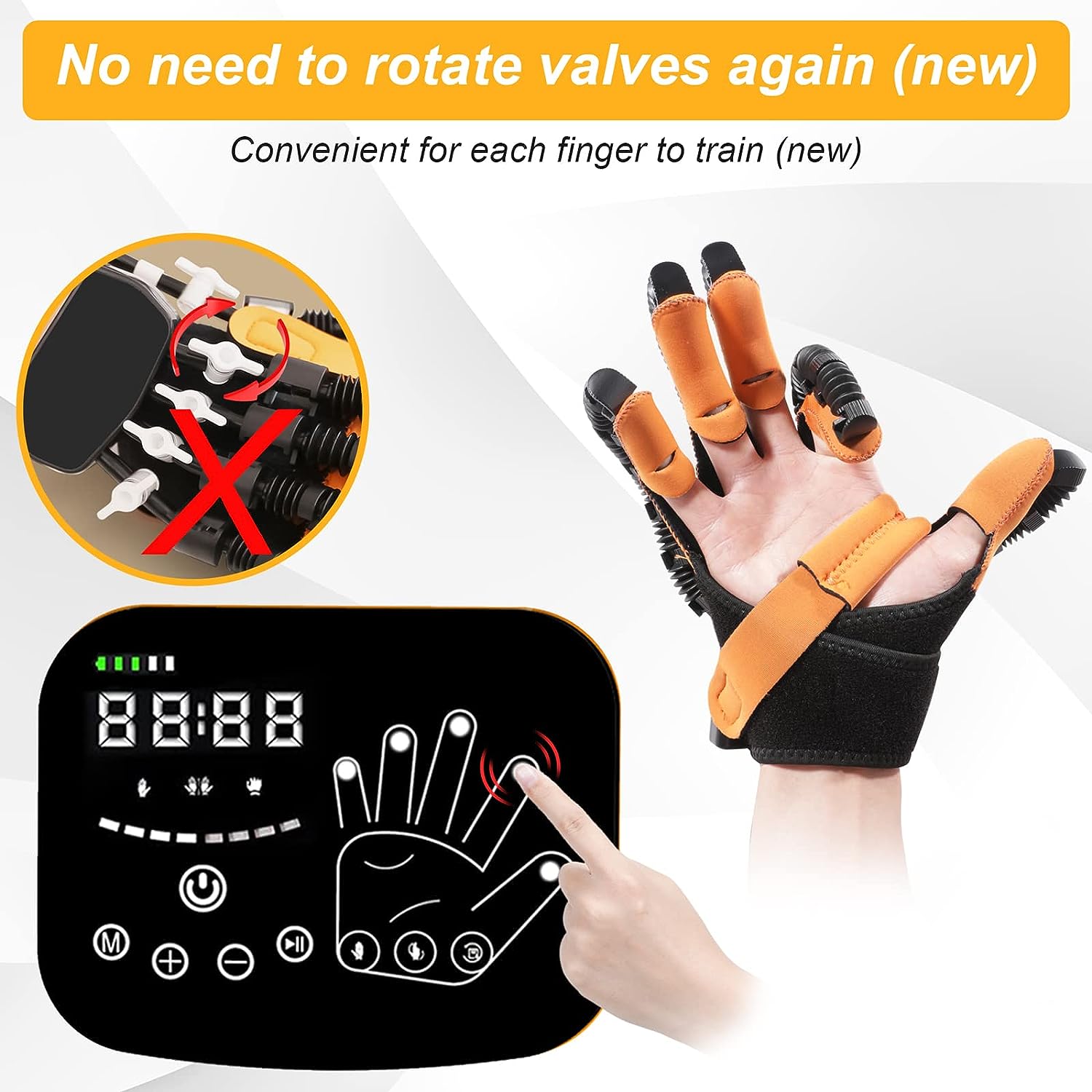 دستکش های توانبخشی Upgraded Robot Rehabilitation Glovesار_ارسال 15 الی 20 روز کاری