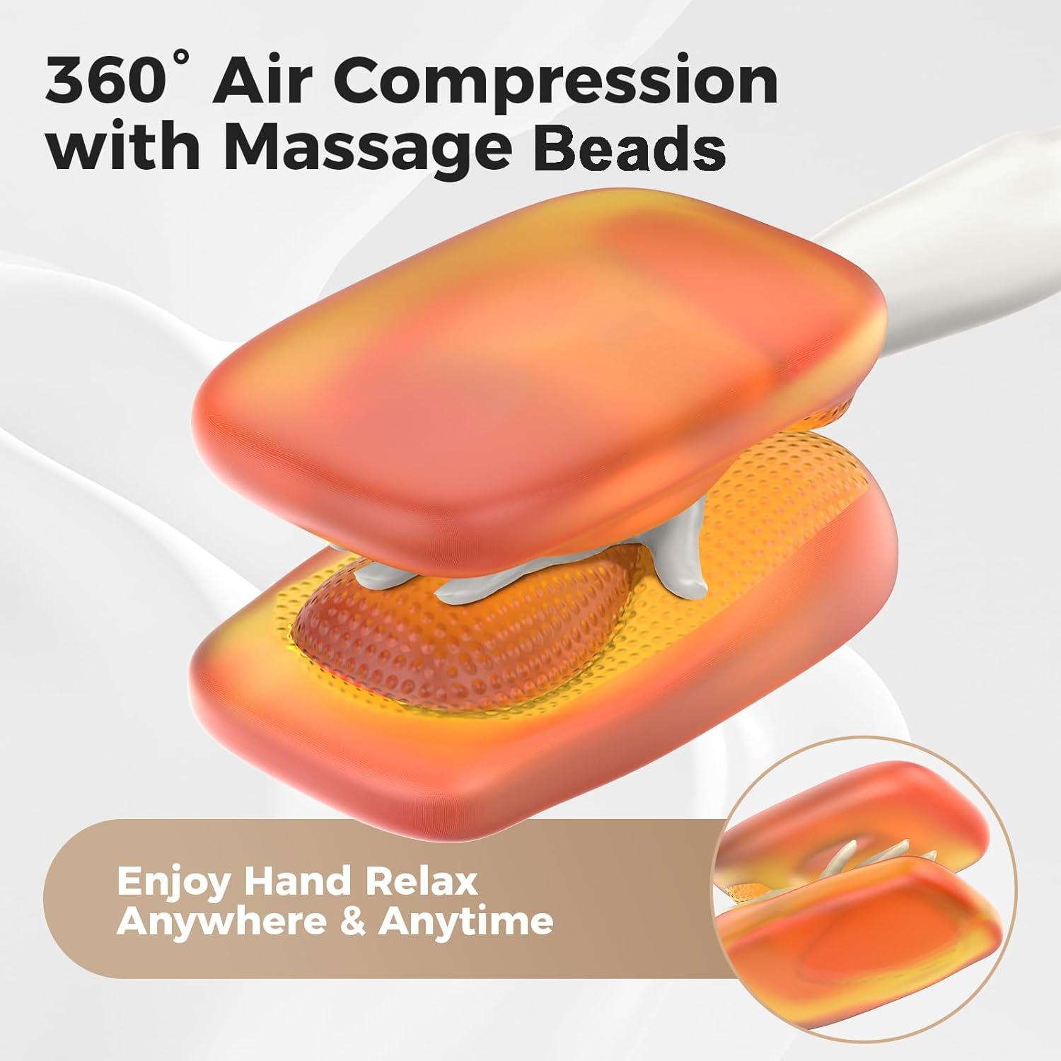 ماساژور دست برقی با گرما و با صفحه نمایش لمسی مدل ADIUPUL Hand Massager - ارسال 20 الی 25 روز کاری