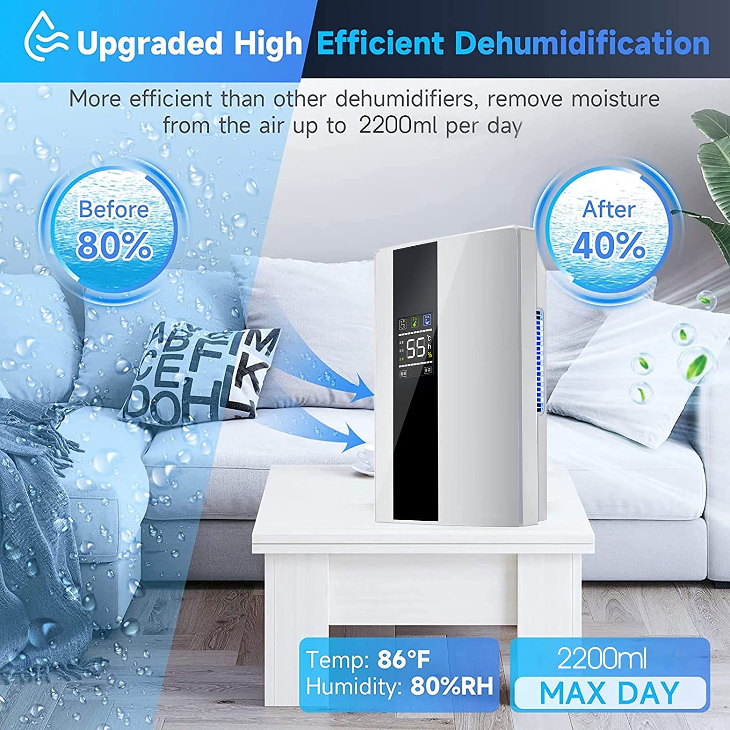 دستگاه رطوبت گیر خانگی مدل Home Electric Dehumidifier - ارسال 10 الی ۱۵ روز کاری