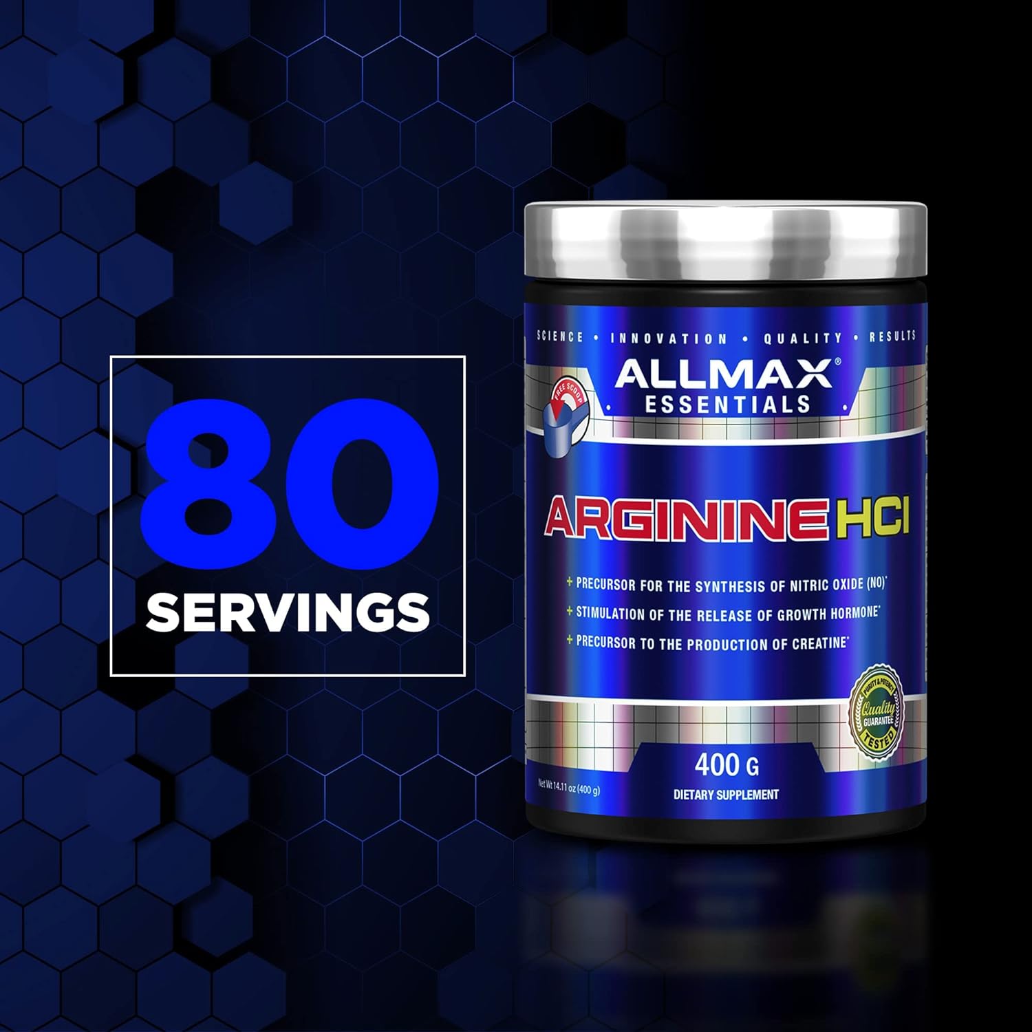 آرژنین اچ سی ال آلمکس مدل Allmax Nutrition Arginine - ارسال 10 الی 15 روز کاری