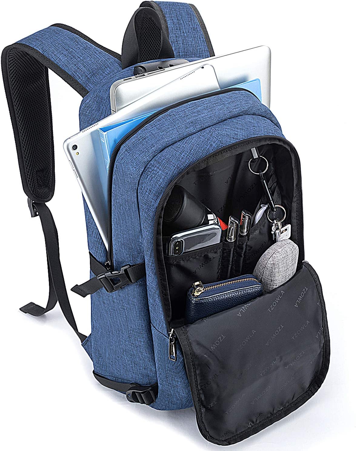 کوله پشتی با محفظه لپ تاپ Tzowla مدل laptop backpack- ارسال ۱۰ الی ۱۵ روز کاری