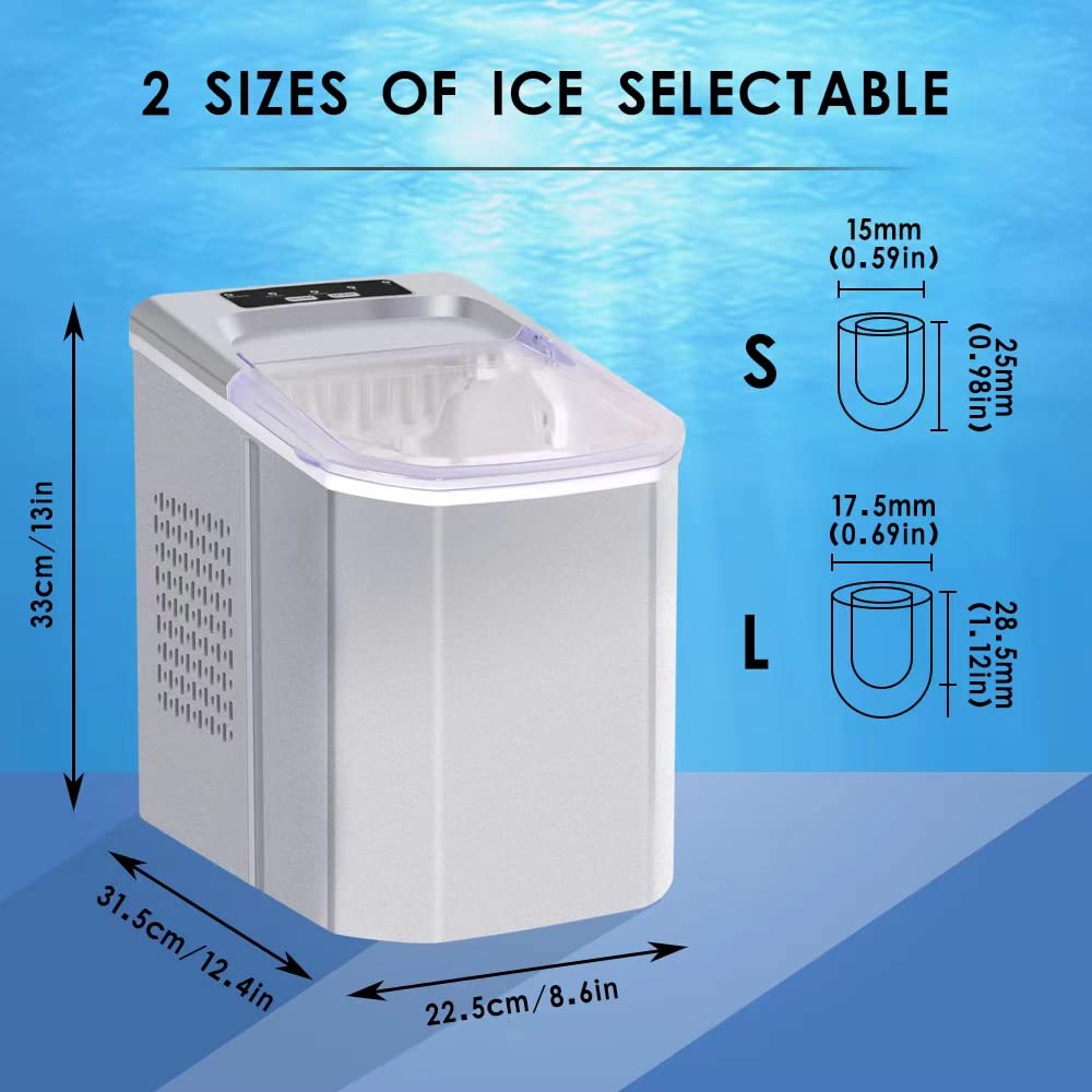 دستگاه یخ ساز قابل حمل مدل Ice Maker Countertop - ارسال 10 الی ۱۵ روز کاری