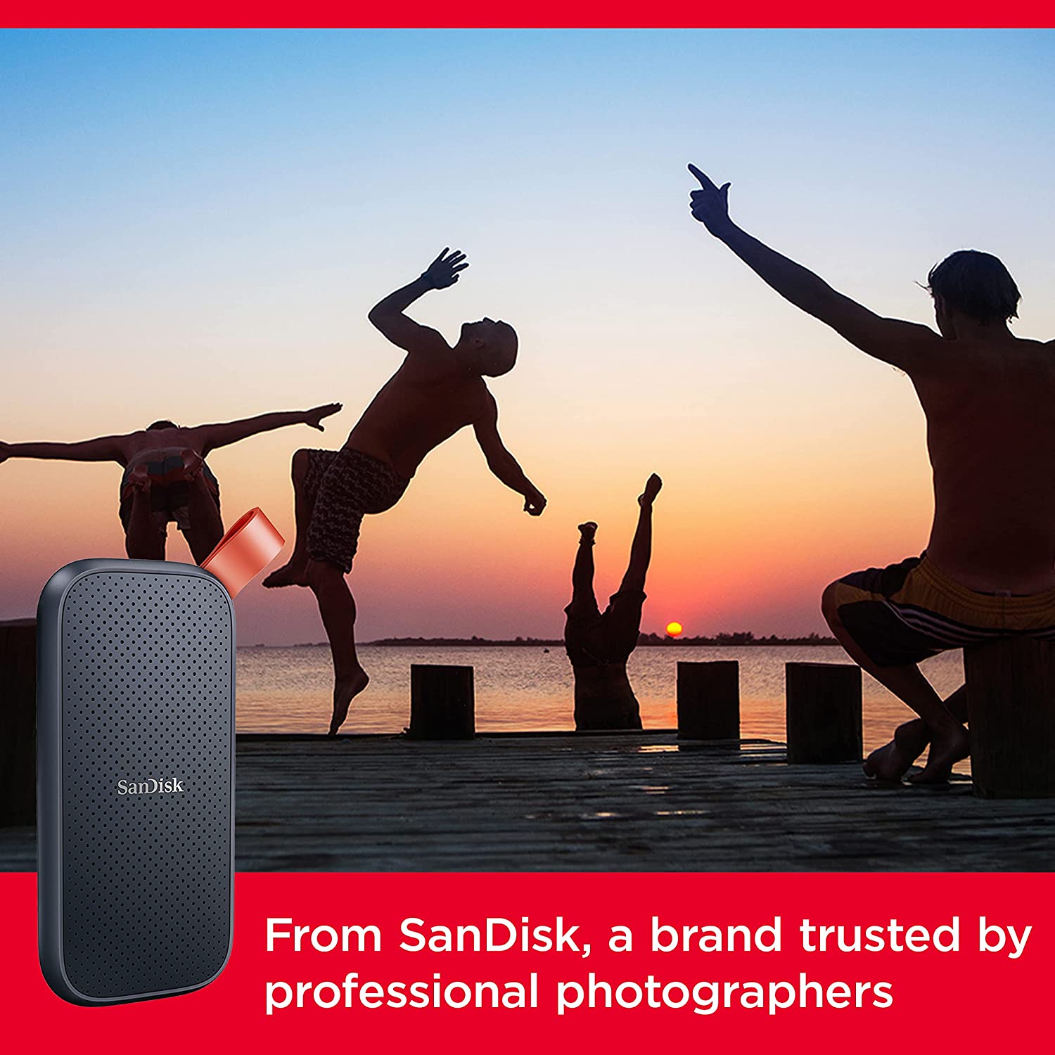 هارد اس اس دی اکسترنال سن دیسک مدل Sandisk 2Tb Extreme - ارسال 10 الی 15 روز کاری
