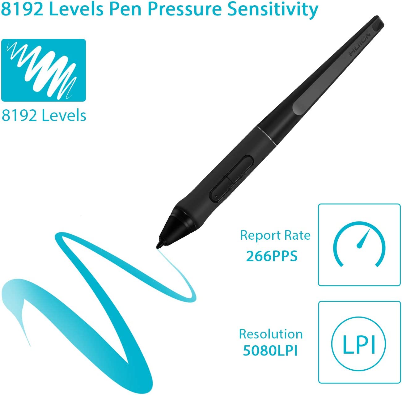 قلم هویون مدل HUION PW500 - ارسال 20 الی 25 روز کاری