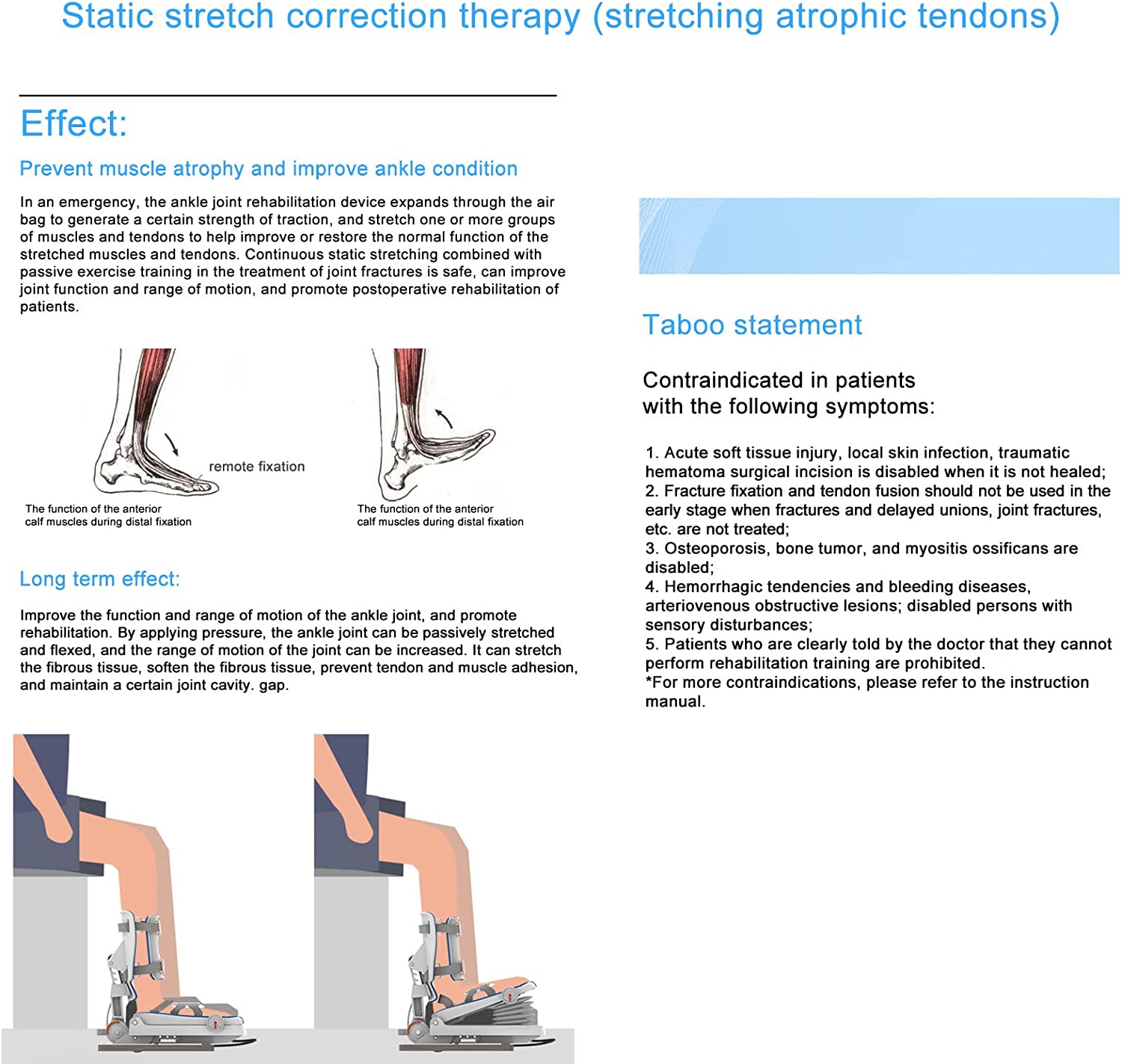 تجهیزات توانبخشی مچ پا Ankle Rehabilitation Trainer Stiffness And Inability - ارسال 20 الی 25 روز کاری