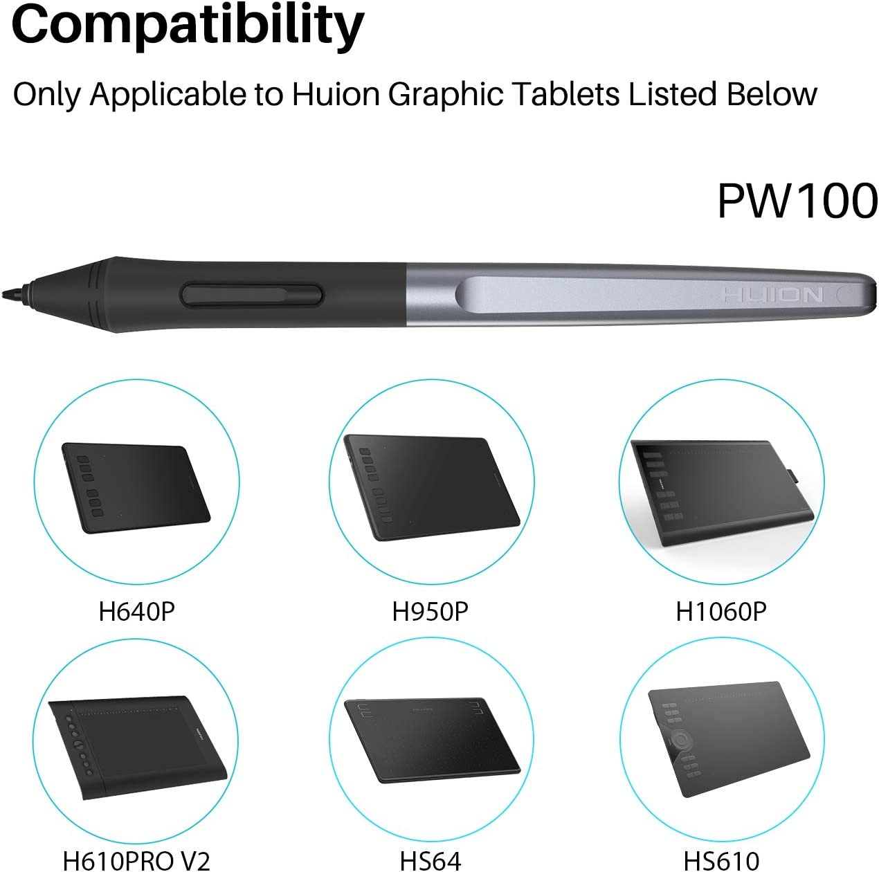 قلم هویون مدل Huion PW100 - ارسال 10 الی 15 روز کاری