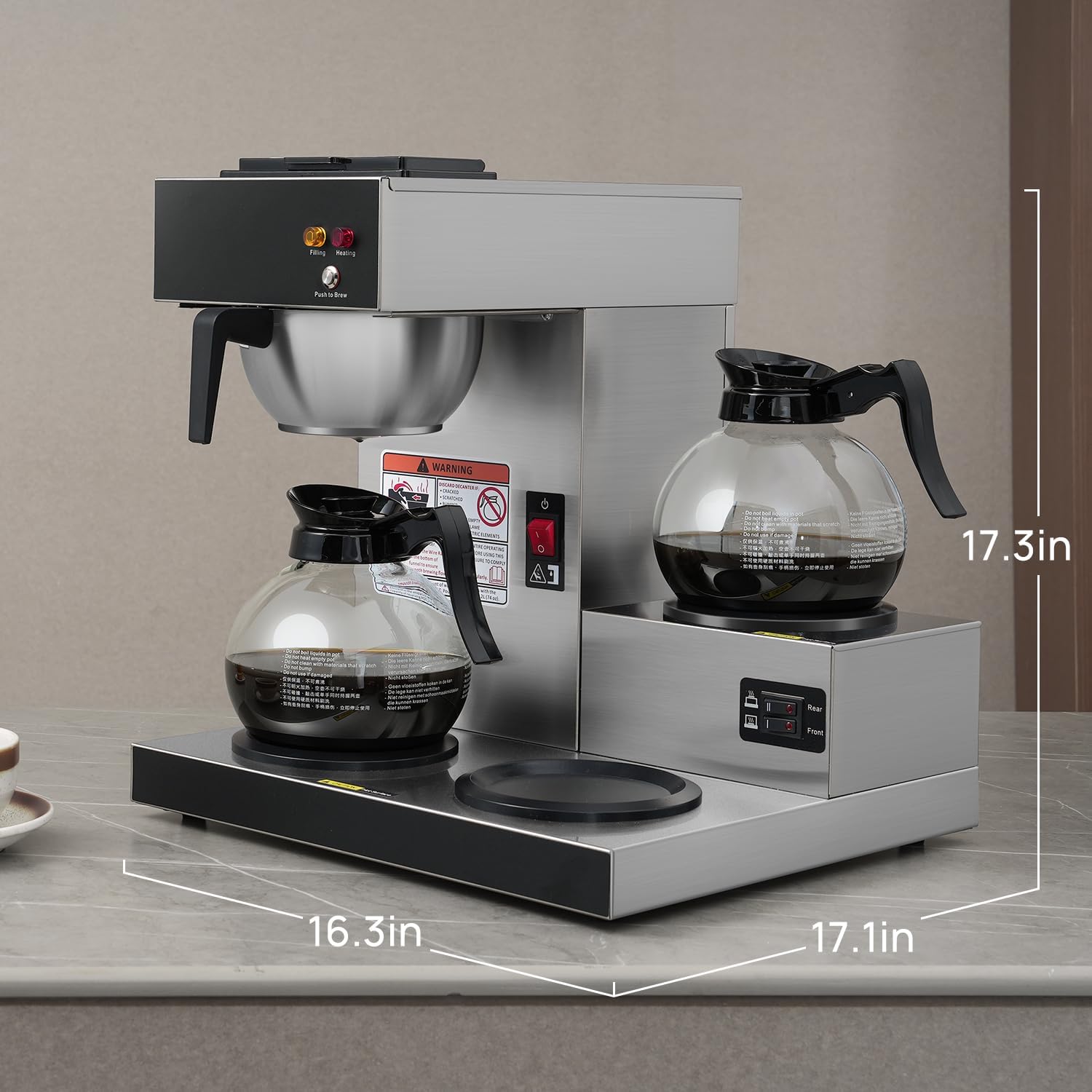 قهوه ساز قطره ای 12 فنجان مدل SYBO 12-Cup 3GA - ارسال 20 الی 25 روز کاری