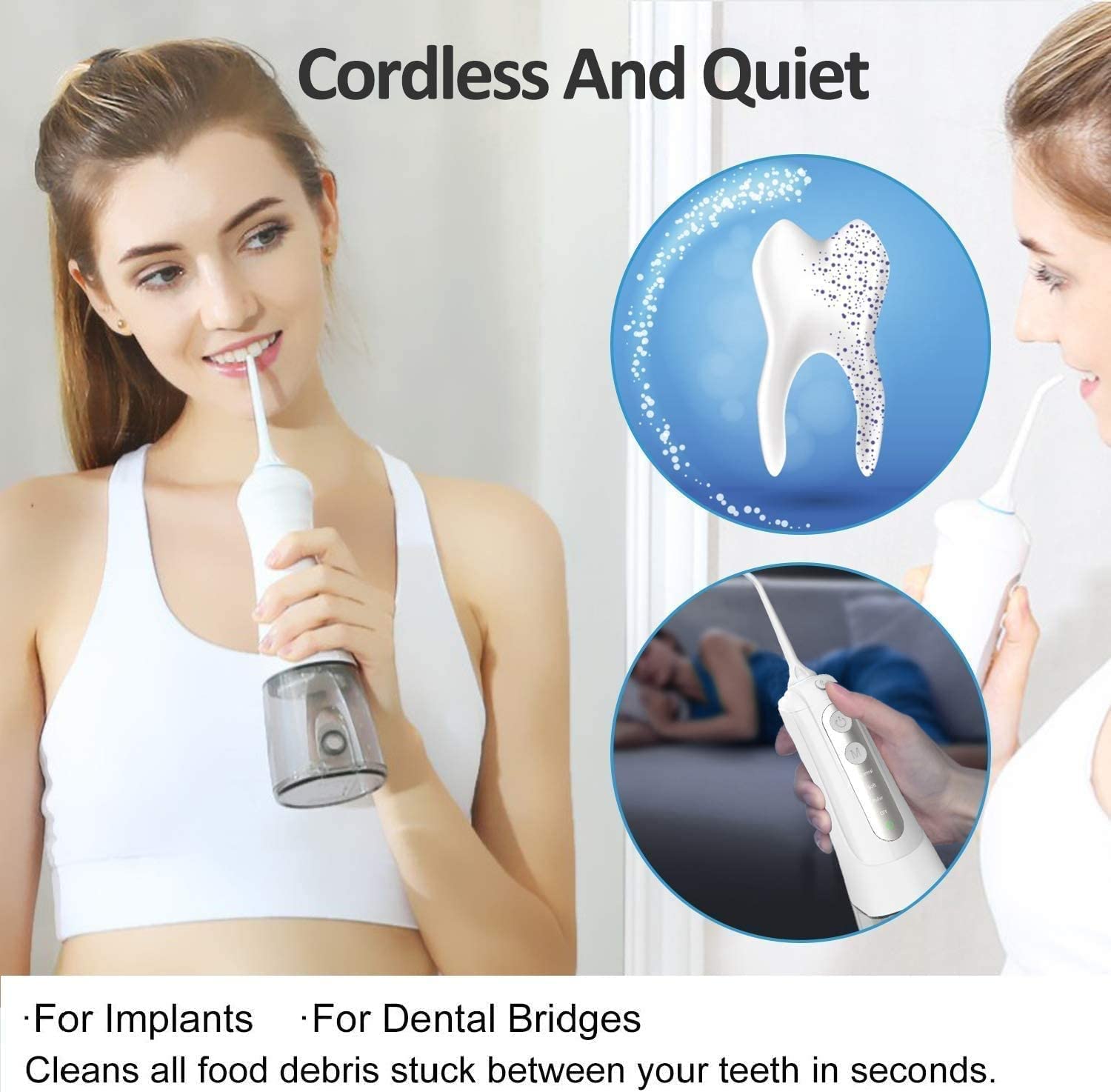 دستگاه شستشوی دهان و دندان Oral Irrigator Cordless Water Flosser Rechargeable - ارسال 20 الی 25 روز کاری