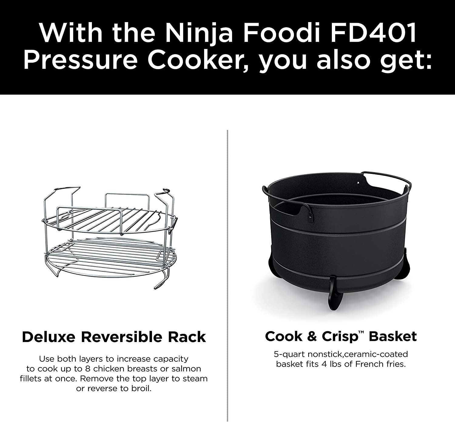 زودپز و سرخ کن نینجا مدل Ninja FD401 Foodi - ارسال 15 الی 20 روز کاری