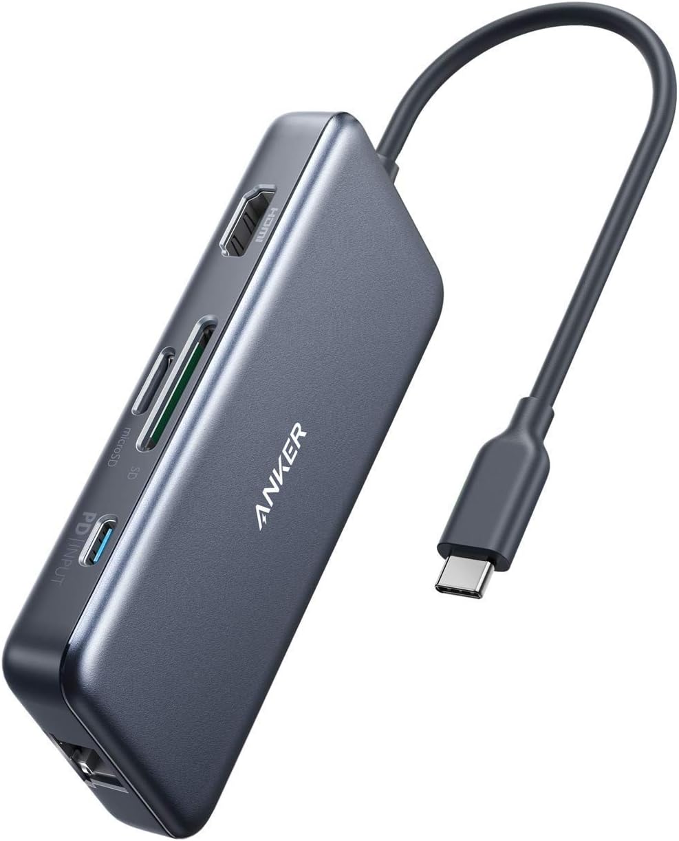 هاب 7 پورت انکر تایپ C مدل Anker USB C Hub Adapter - ارسال 10 الی 15 روز کاری