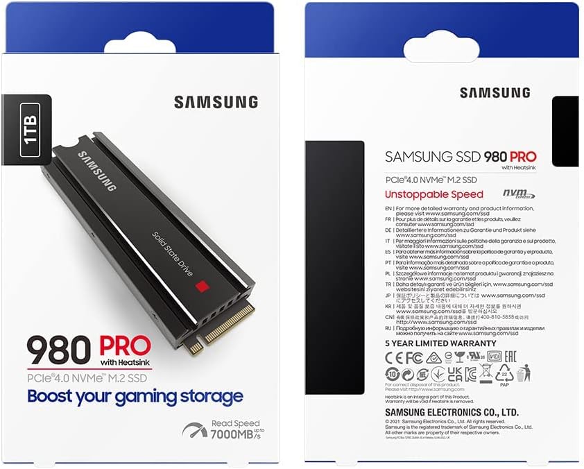 حافظه SSD مدل Samsung Electronics 980 PRO - ارسال 10 الی 15 روز کاری
