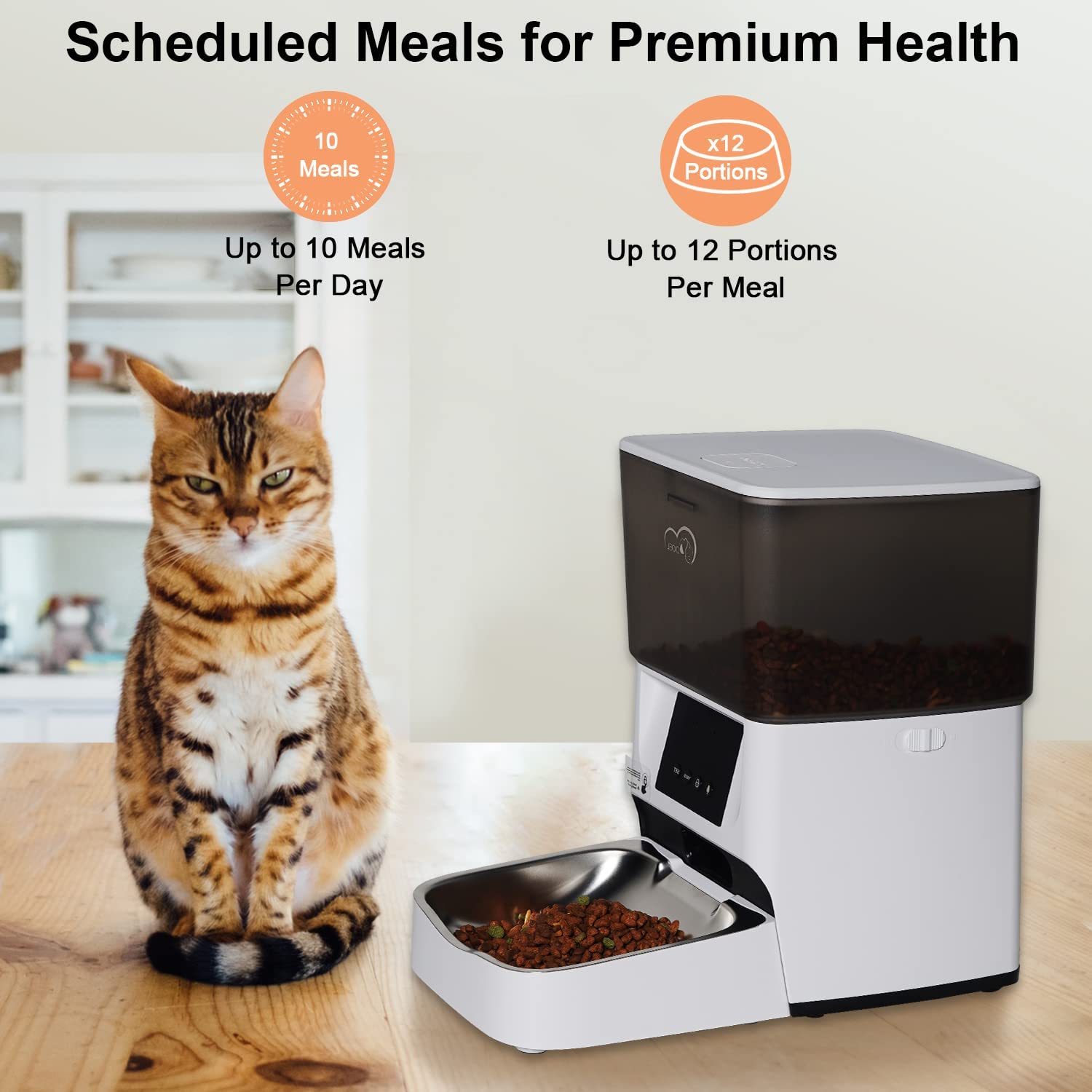 دستگاه تغذیه حیوانات خانگی DOEL Automatic Cat Feeder- ارسال ۱۰ الی ۱۵ روز کاری