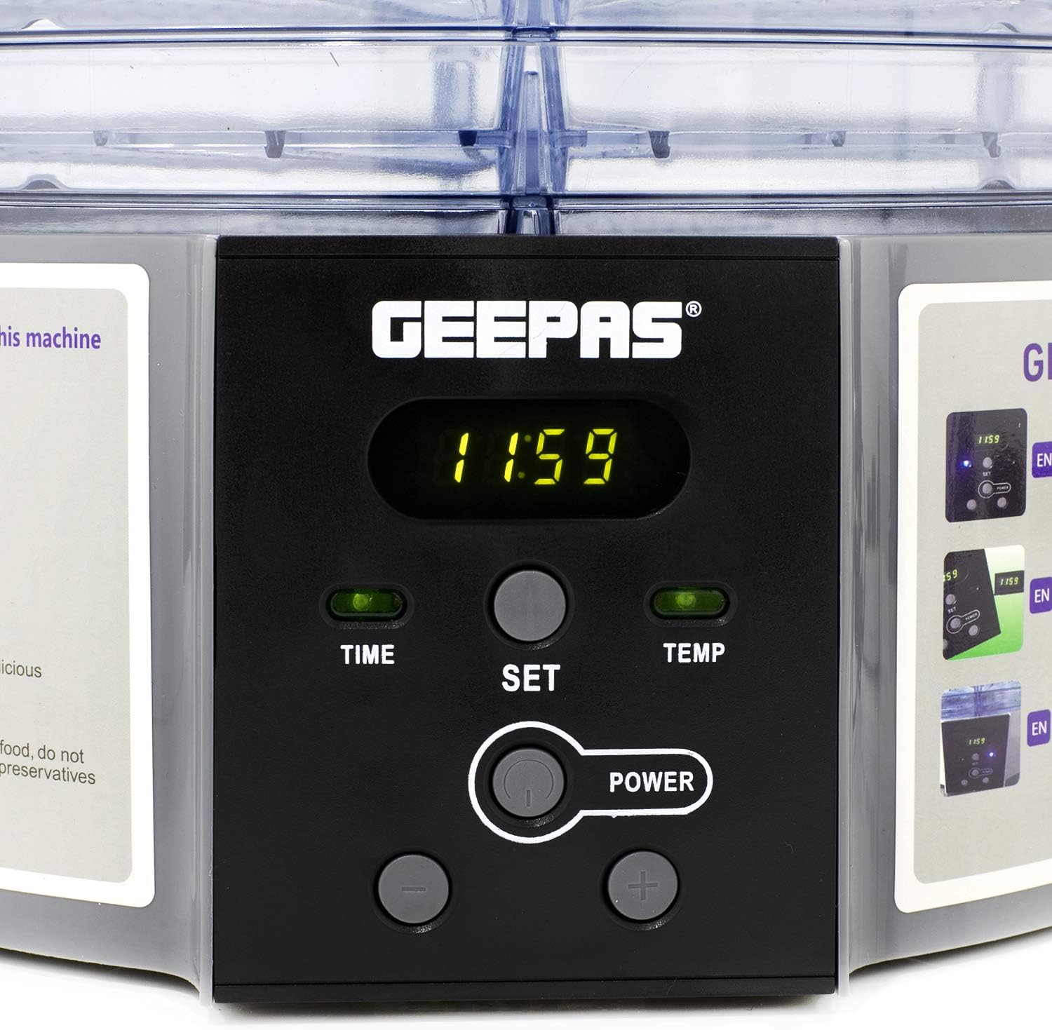 میوه خشک کن جیپاس مدل Geepas GFD63013UK - ارسال 10 الی ۱۵ روز کاری