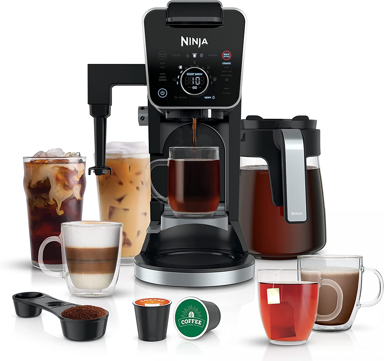 قهوه ساز 12 فنجانی نینجا مدل Ninja CFP301 DualBrew Pro - ارسال 15 الی 20 روز کاری