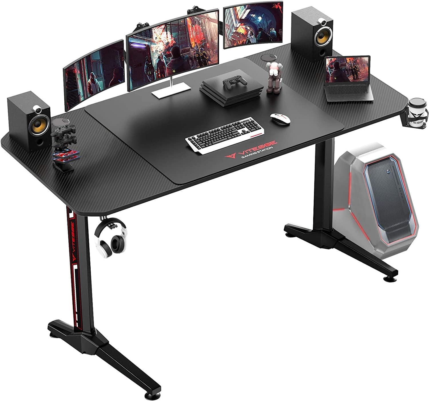 میز گیمینگ مدل VITESSE Gaming Desk 63 Inch - ارسال 25 الی 30 روز کاری