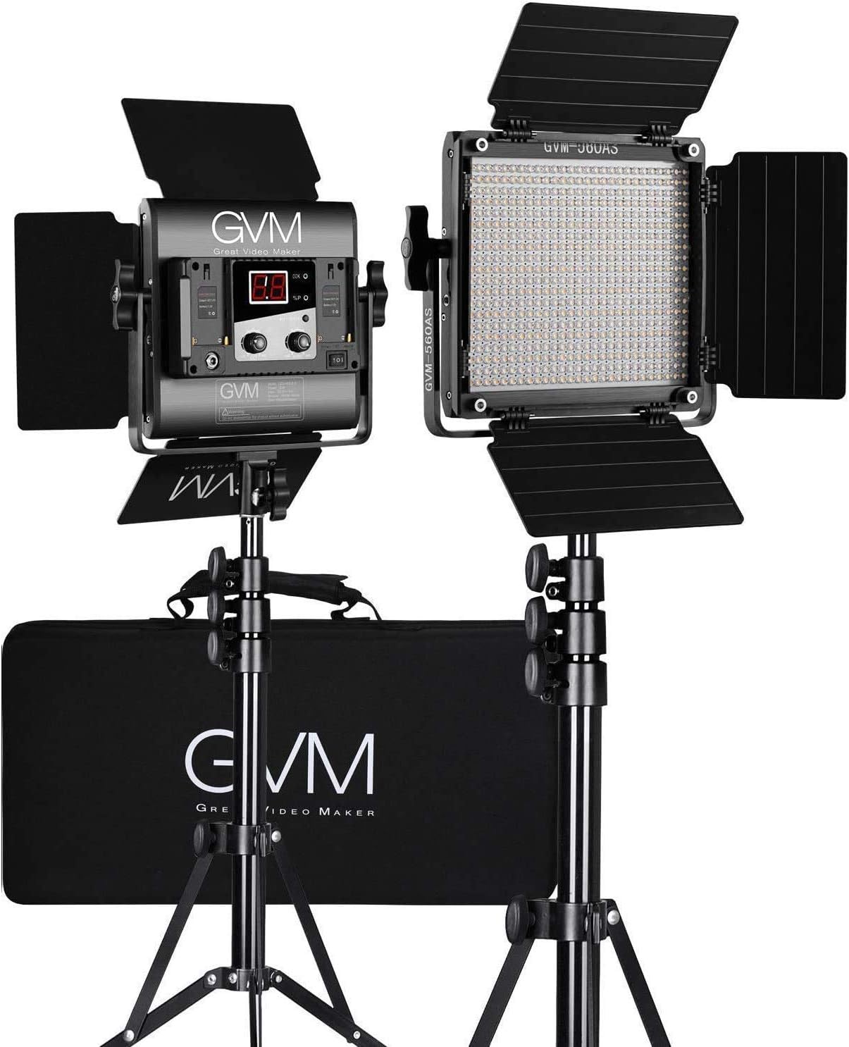 کیت نورپردازی ویدیویی مدل GVM 560 LED Video Light - ارسال 10 الی 15 روز کاری