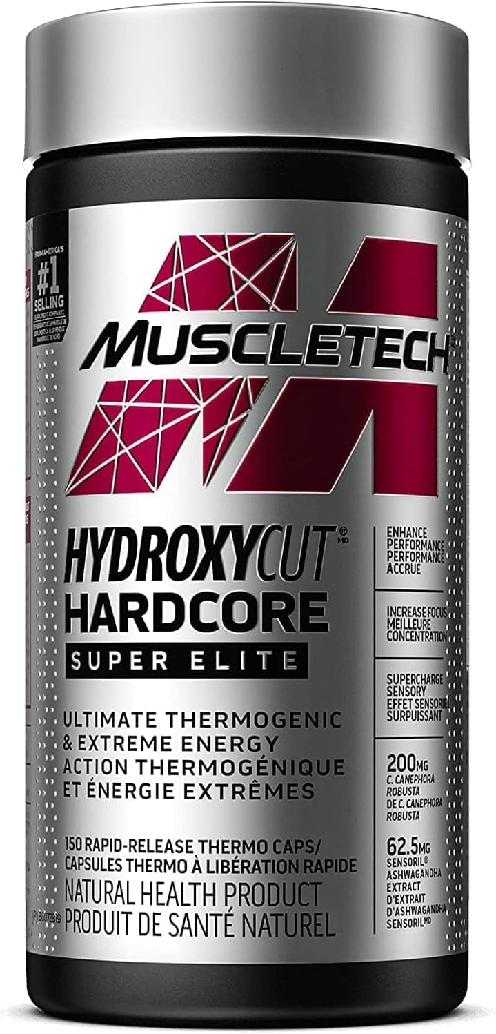 کپسول هیدروکسی کات سوپر الیت ماسل تک اورجینال 150 عددی مدل Muscletech Hydroxycut Super - ارسال 10 الی 15 روز کاری