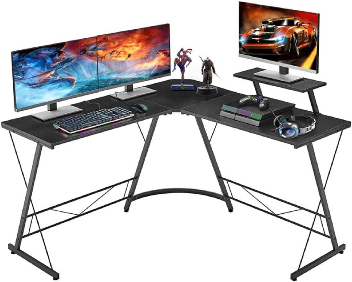 میز گیمینگ ZUIHAO میز بازی L شکل 130 سانتی متری میز کامپیوتر دفتر خانگی - ارسال ۱۰ الی ۱۵ روز کاری
