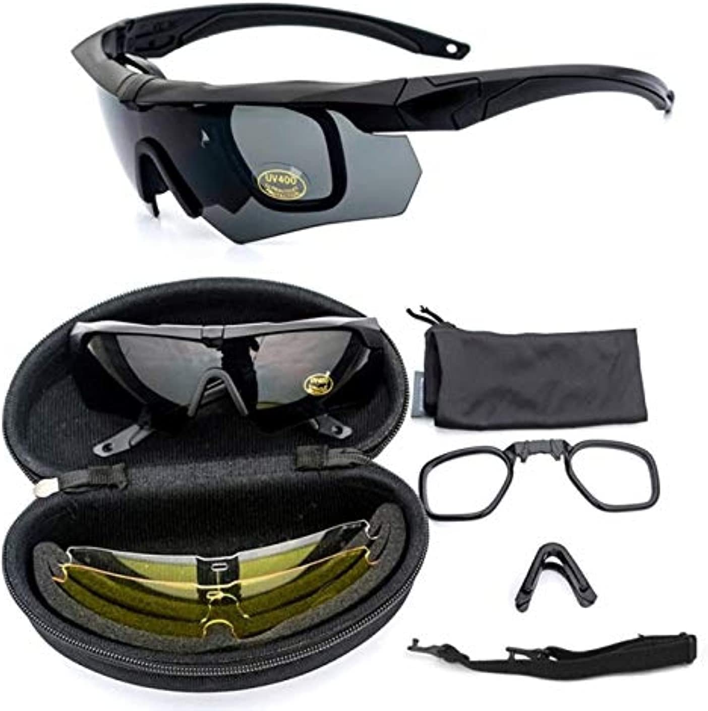 عینک تاکتیکی مدل kingabc Tactical Military Glasses - ارسال 10 الی 15 روز کاری