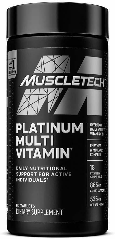 مولتی ویتامین پلاتنیوم ماسل تک اورجینال مدل MuscleTech Platinum Multi Vitamin - ارسال 10 الی 15 روز کاری