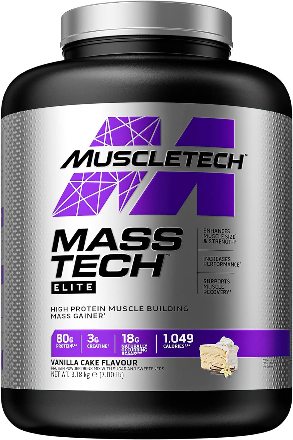 پودر گینر مس ماسل تک اورجینال مدل Muscletech Mass Tech Vanilla - ارسال 10 الی 15 روز کاری