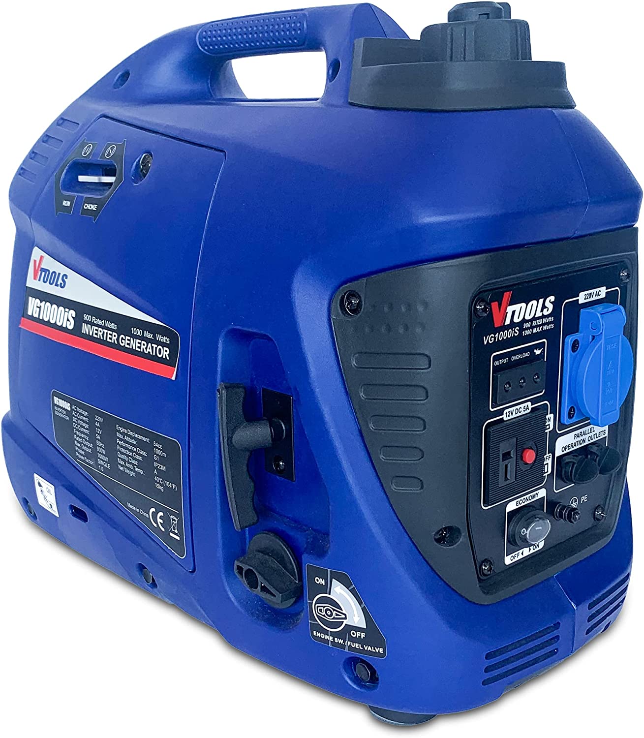 ژنراتور اینورتر قابل حمل بنزینی  VTOOLS VG1000IS - ارسال ۱۰ الی ۱۵ روز کاری