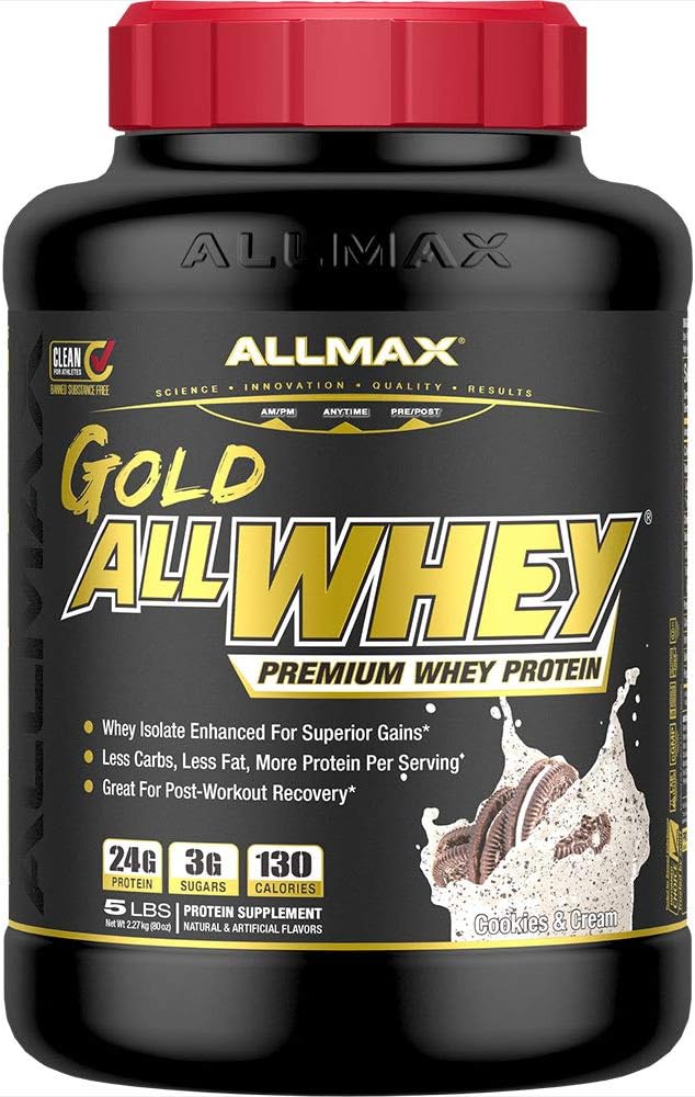 پروتئین وی آل وی گلد آلمکس مدل Allmax Allwhey Gold - ارسال 10 الی 15 روز کاری