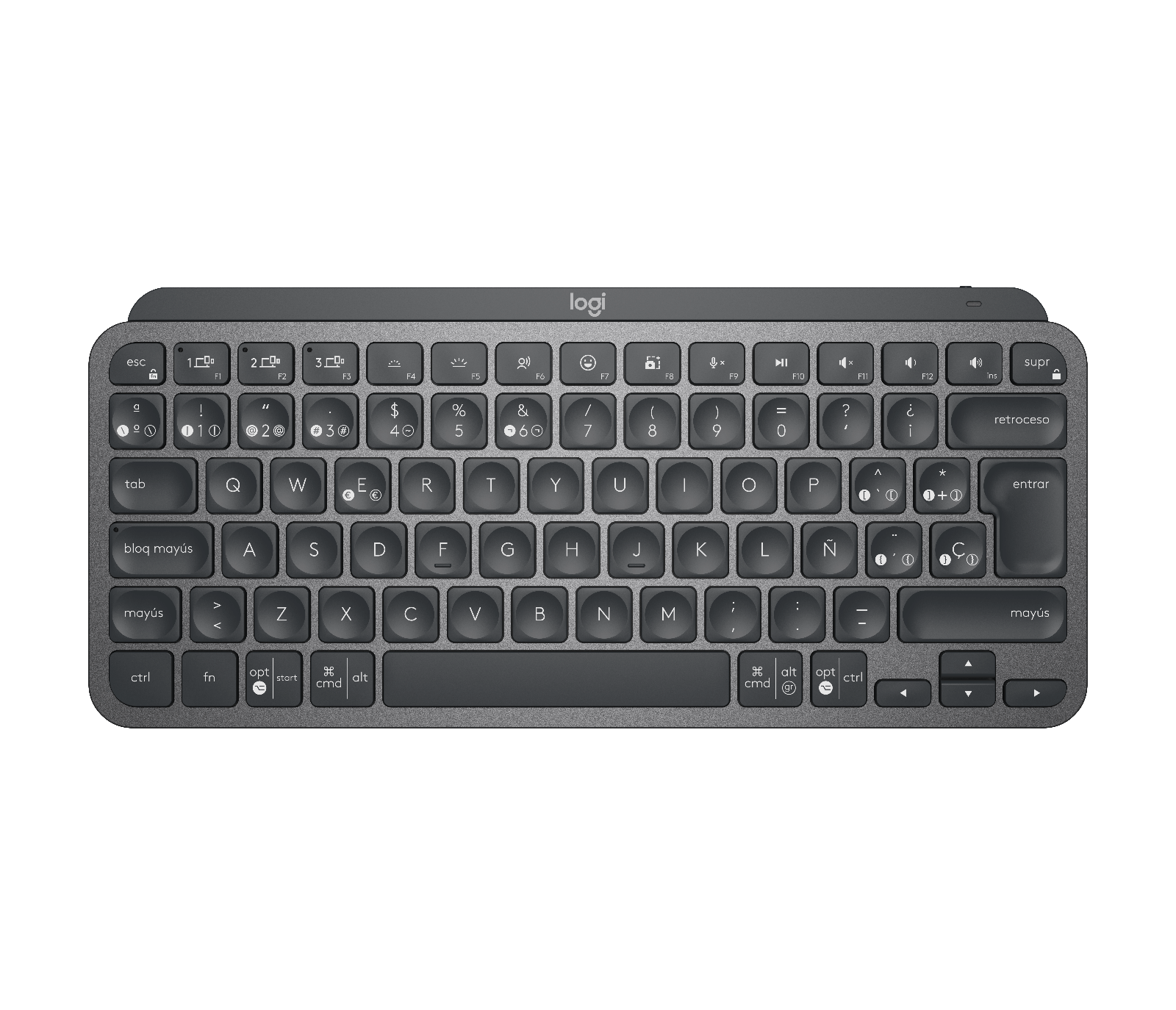 صفحه کلید بی سیم Logitech MX Keys Mini Minimalist Wireless Illuminated Keyboard - ارسال ۱۰ الی ۱۵ روز کاری