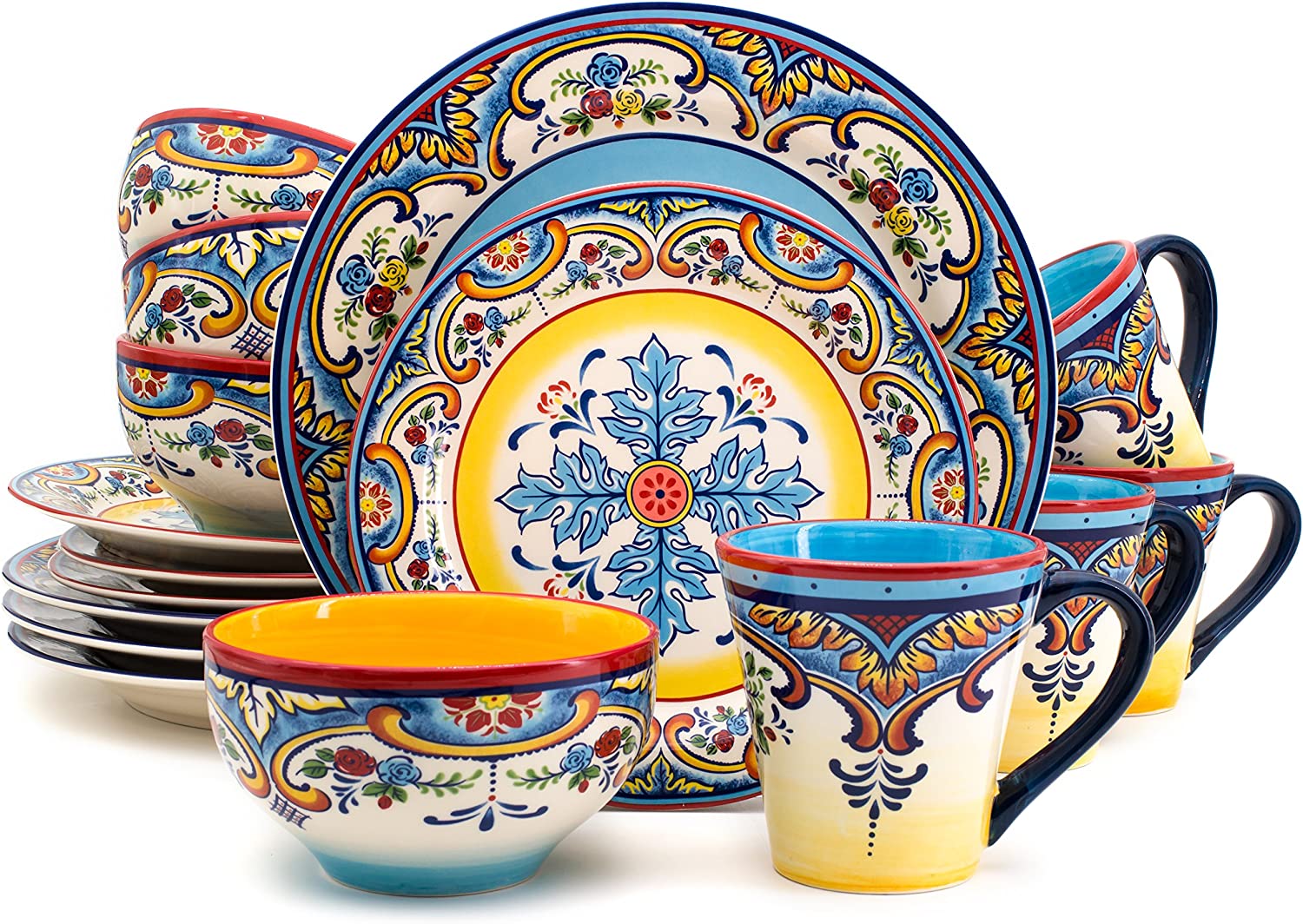 سرویس غذاخوری16 تکه Euro Ceramica Zanzibar Collection 16 Piece - ارسال 15 الی 20 روز کاری