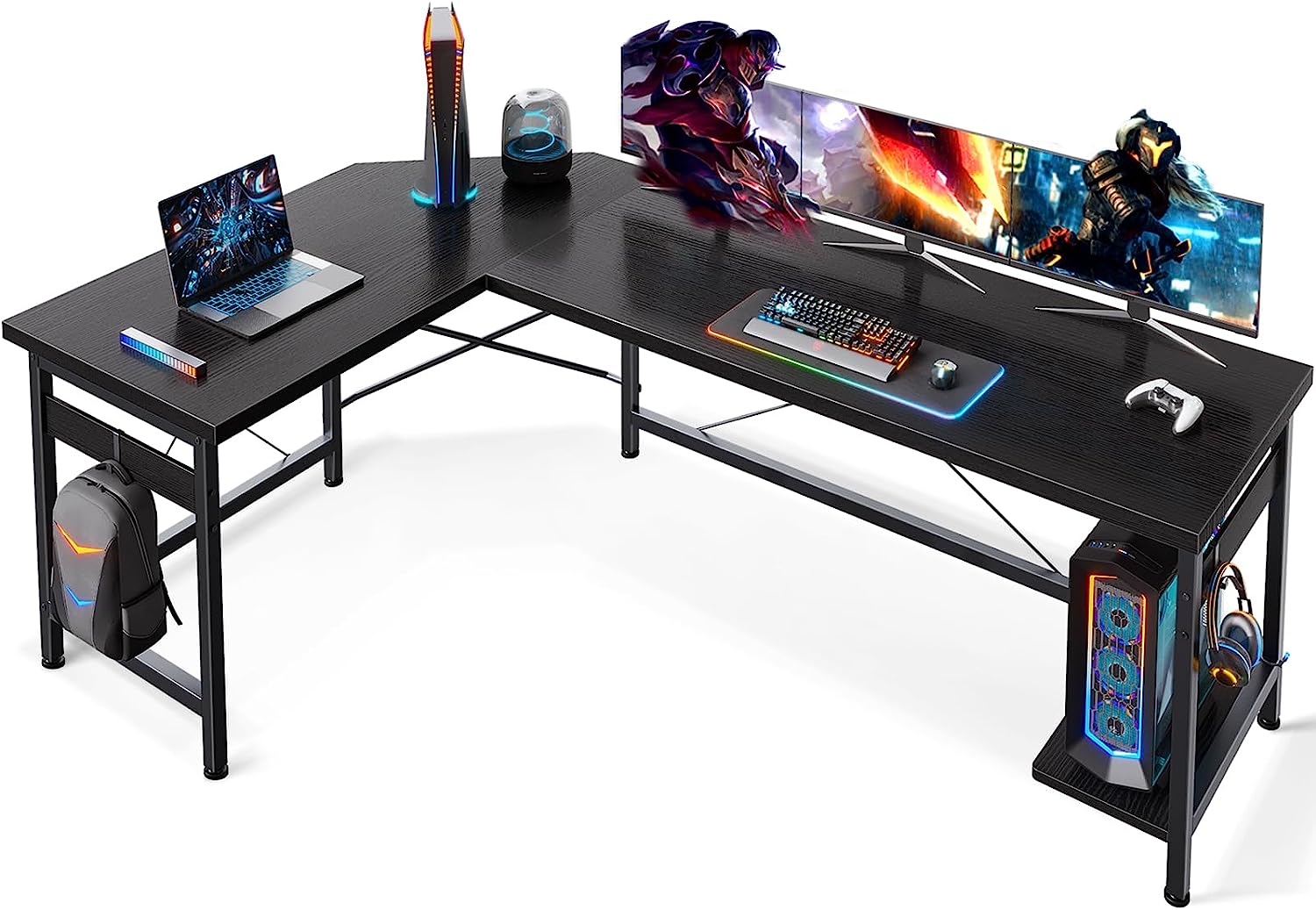 میز گیمینگ مدل Coleshome 66 L Shaped Gaming Desk - ارسال 15 الی 20 روز کاری