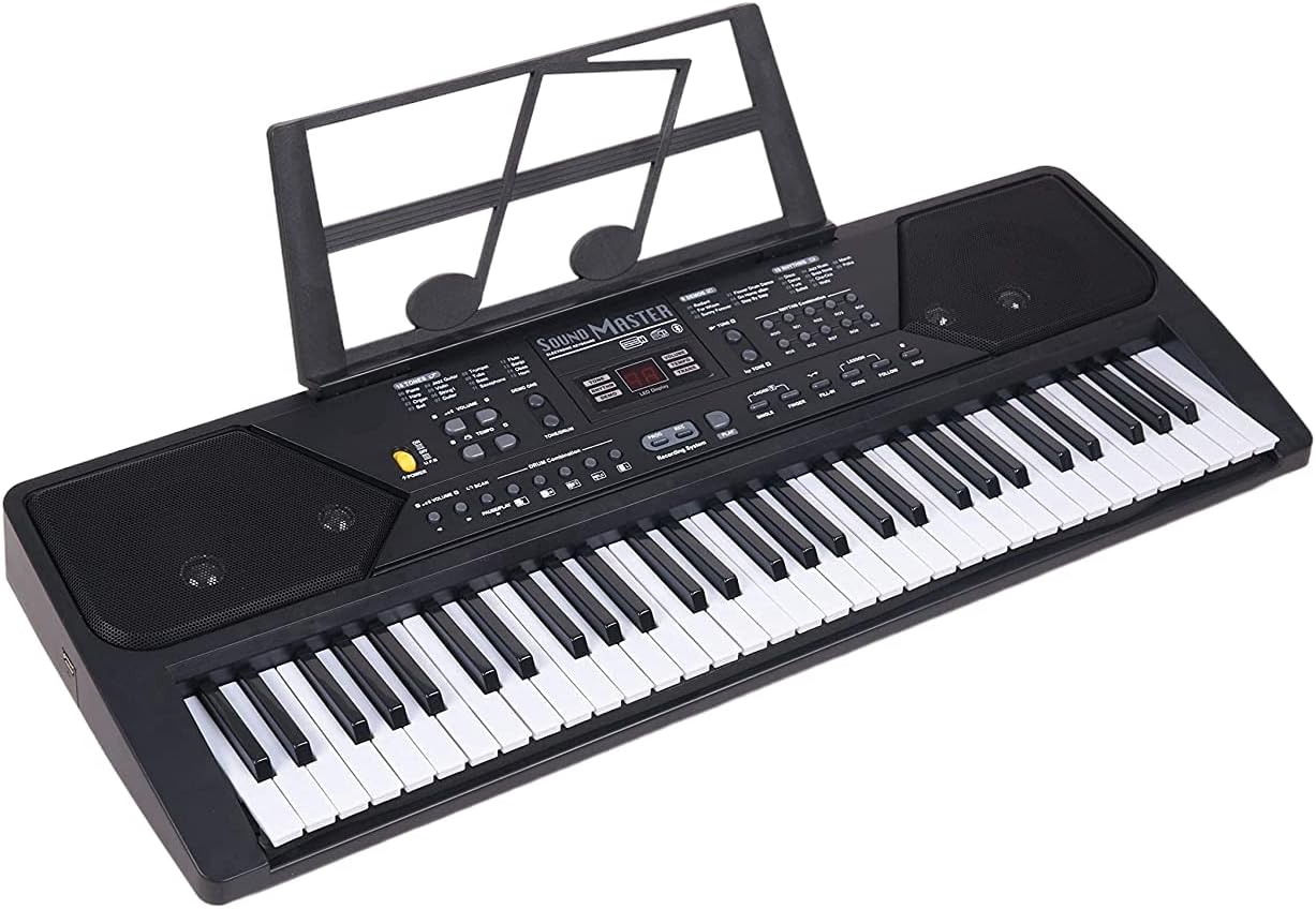 ارگ برقی دیجیتال مدل Curve 61 Keys Musical Keyboard - ارسال ۱۰ الی ۱۵ روز کاری