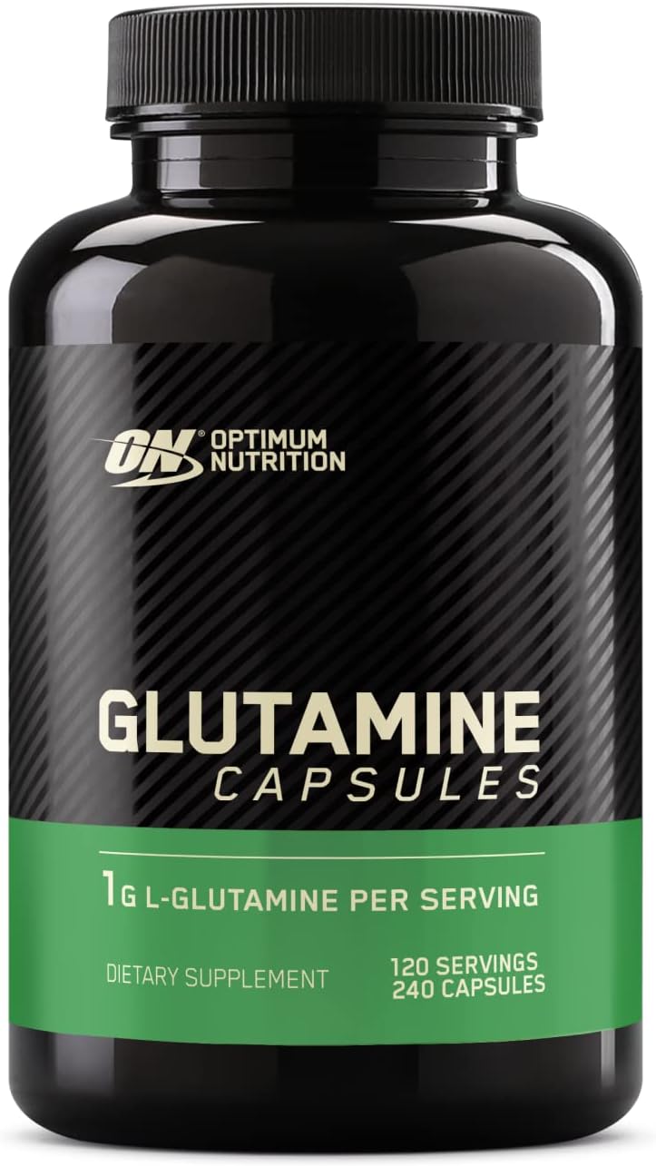 کپسول ریکاوری عضله ال گلوتامین اپتیموم اورجینال 120 عددی مدل Optimum Glutamine 1000 Caps - ارسال 10 الی 15 روز کاری