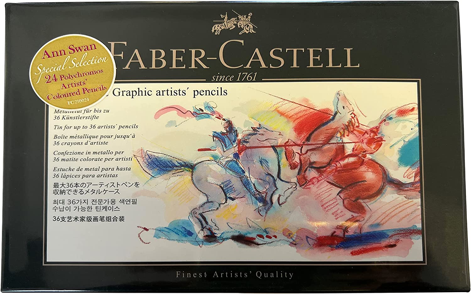 مداد رنگی 24 رنگ فابر کاستل مدل  Faber-Castell Polychromos - ارسال ۱۰ الی ۱۵ روز کاری
