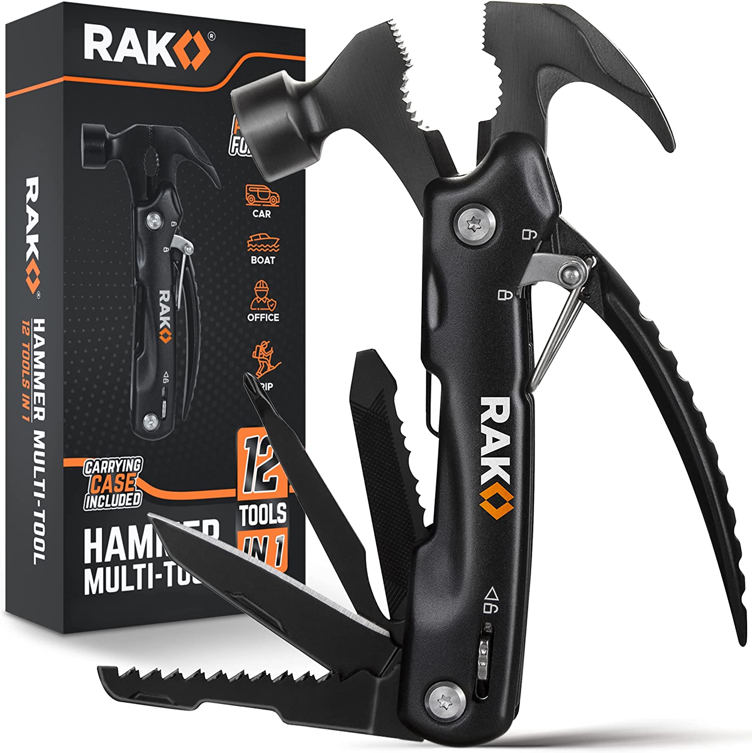 ابزار چند کاره کمپینگ مدل RAK Multitool Hammer - ارسال 20 الی 25 روز کاری