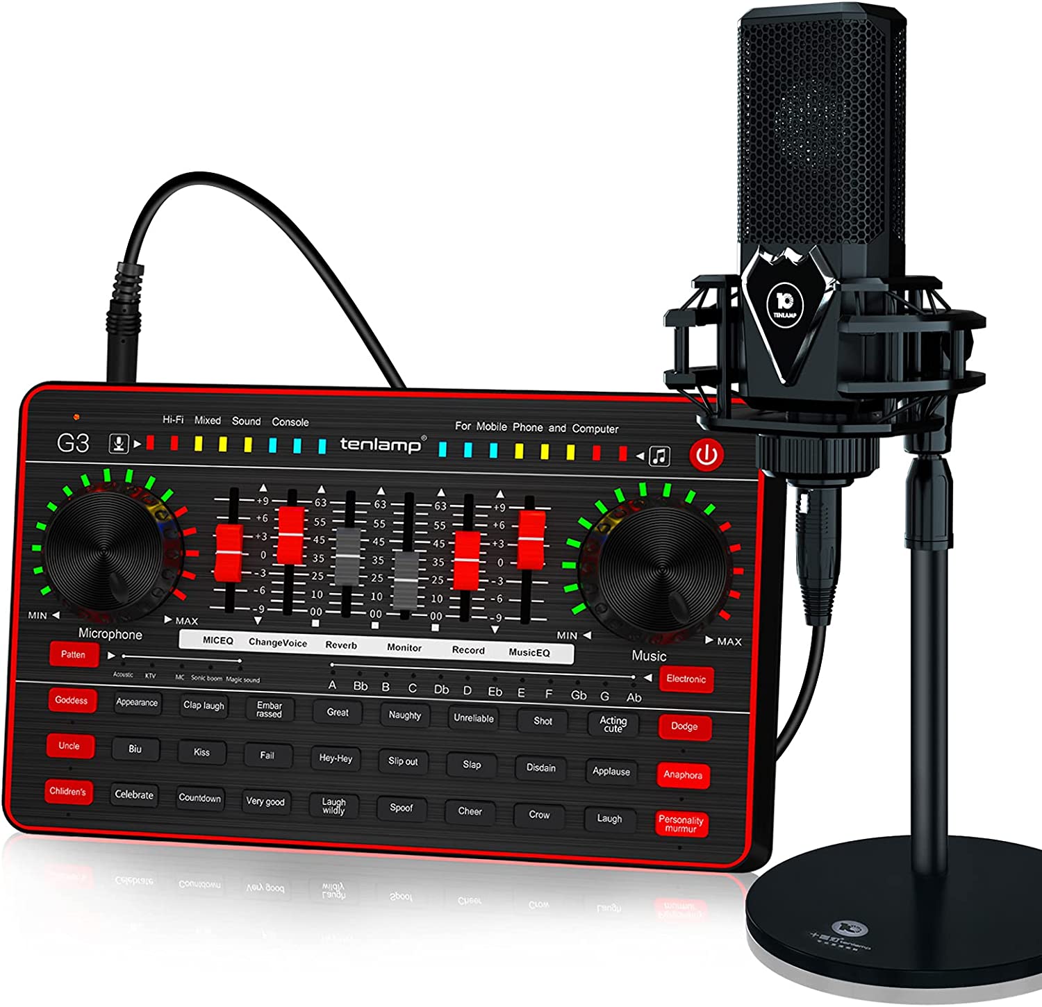 کارت صدا یو اس بی tenlamp Audio Mixer Kit G3- ارسال ۱۰ الی ۱۵ روز کاری