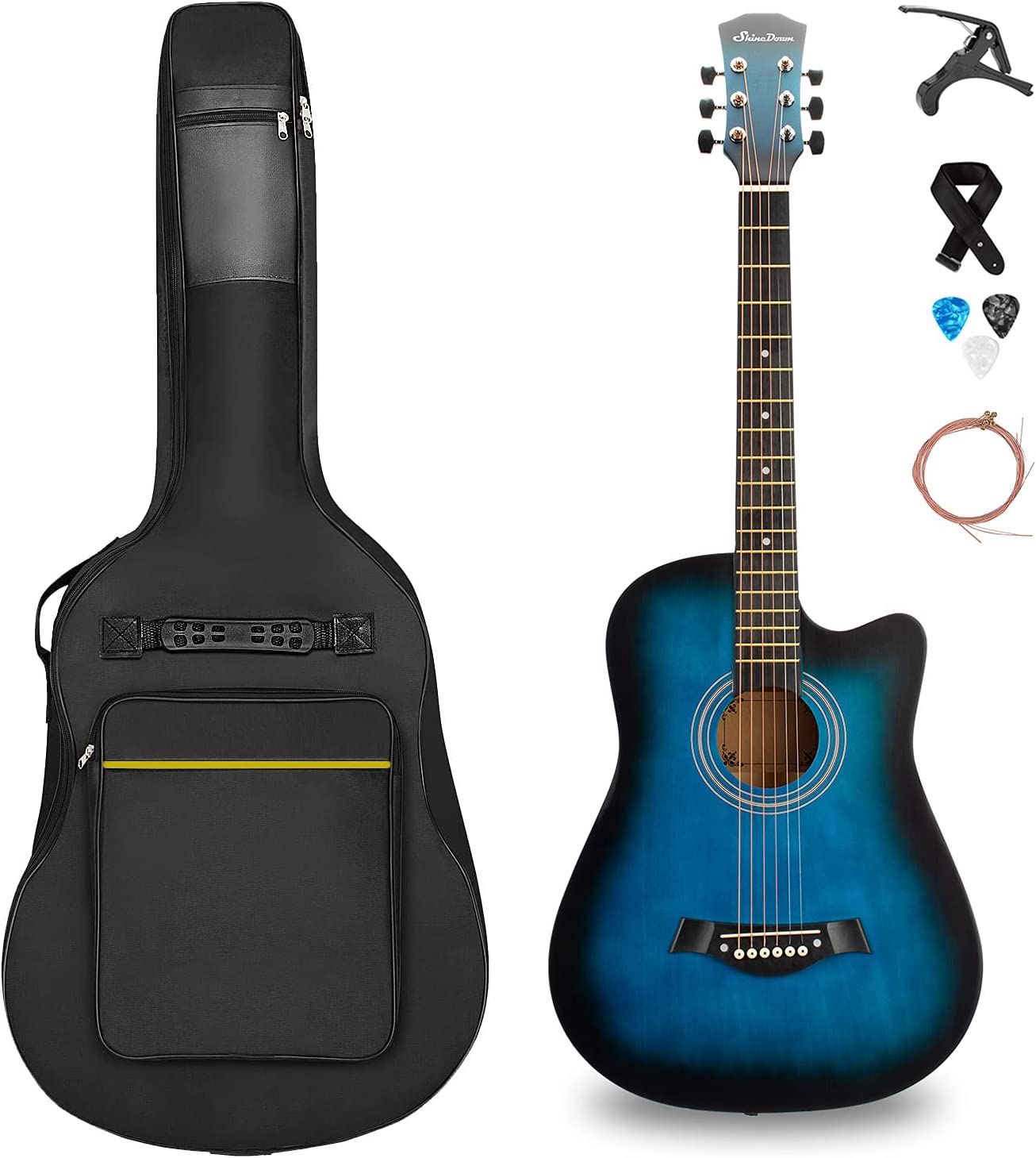 گیتار آکوستیک SHINEDOWN 38 inch Acoustic Guitar in Full Size - ارسال ۱۰ الی ۱۵ روز کاری